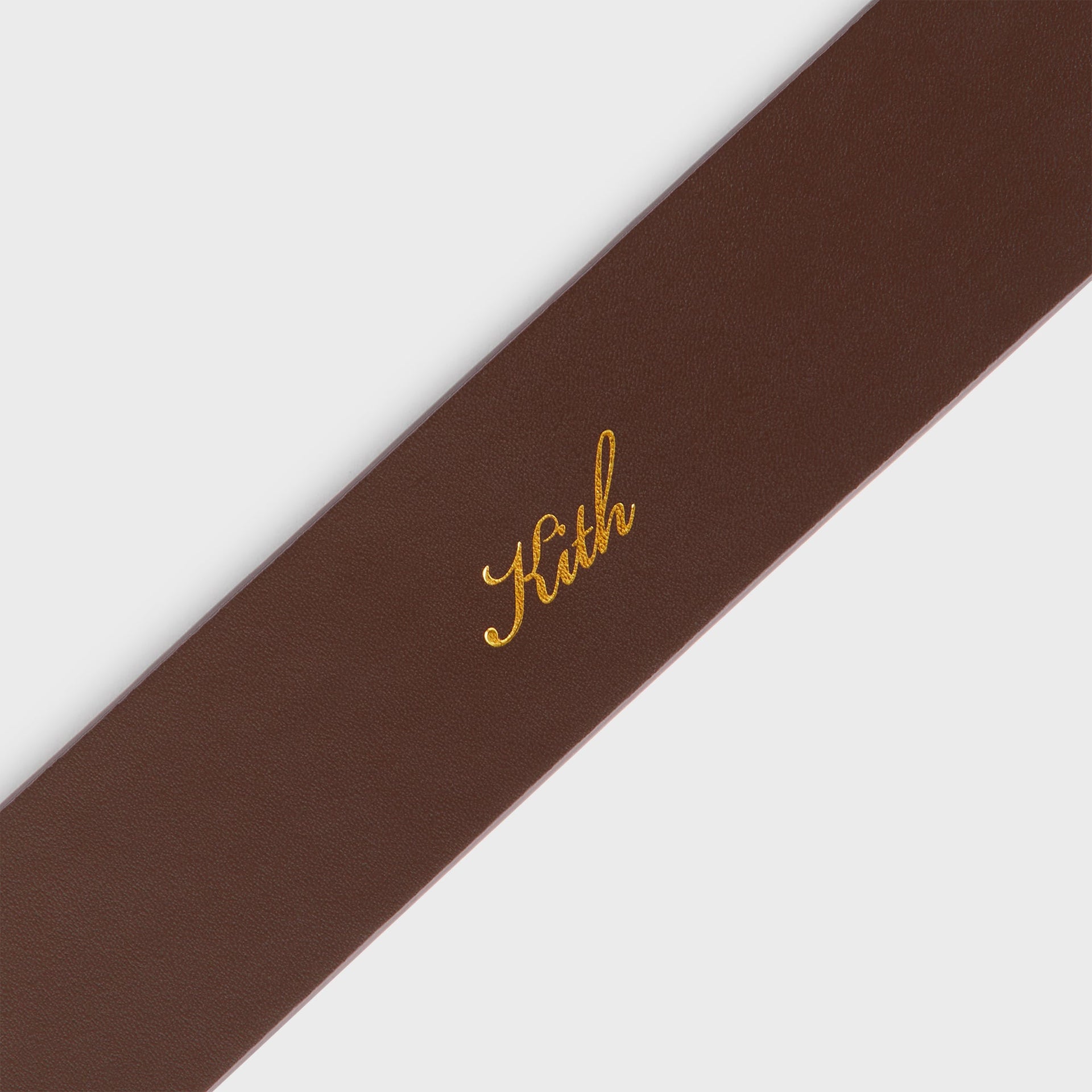 Kith Monogram Suede Leather Belt - Incognito