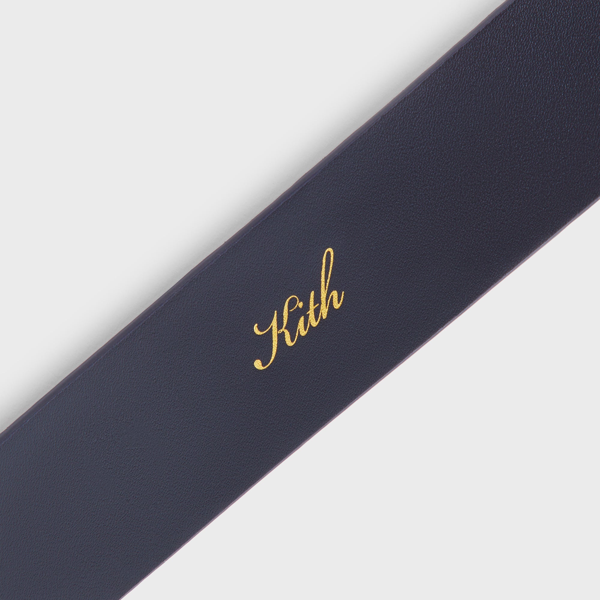 Kith Monogram Suede Leather Belt - Ink – Kith UK