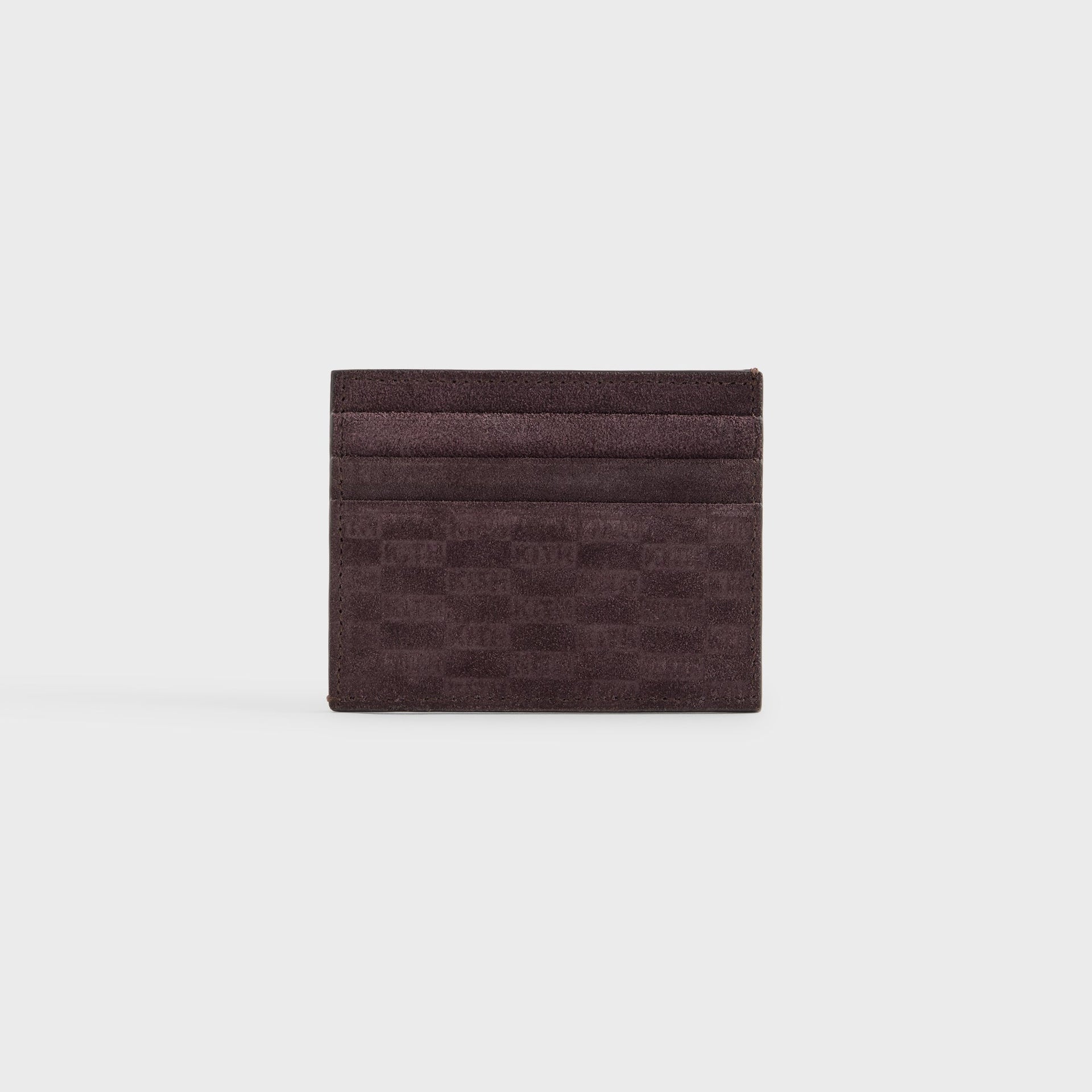 Kith Monogram Suede Card Holder - Incognito