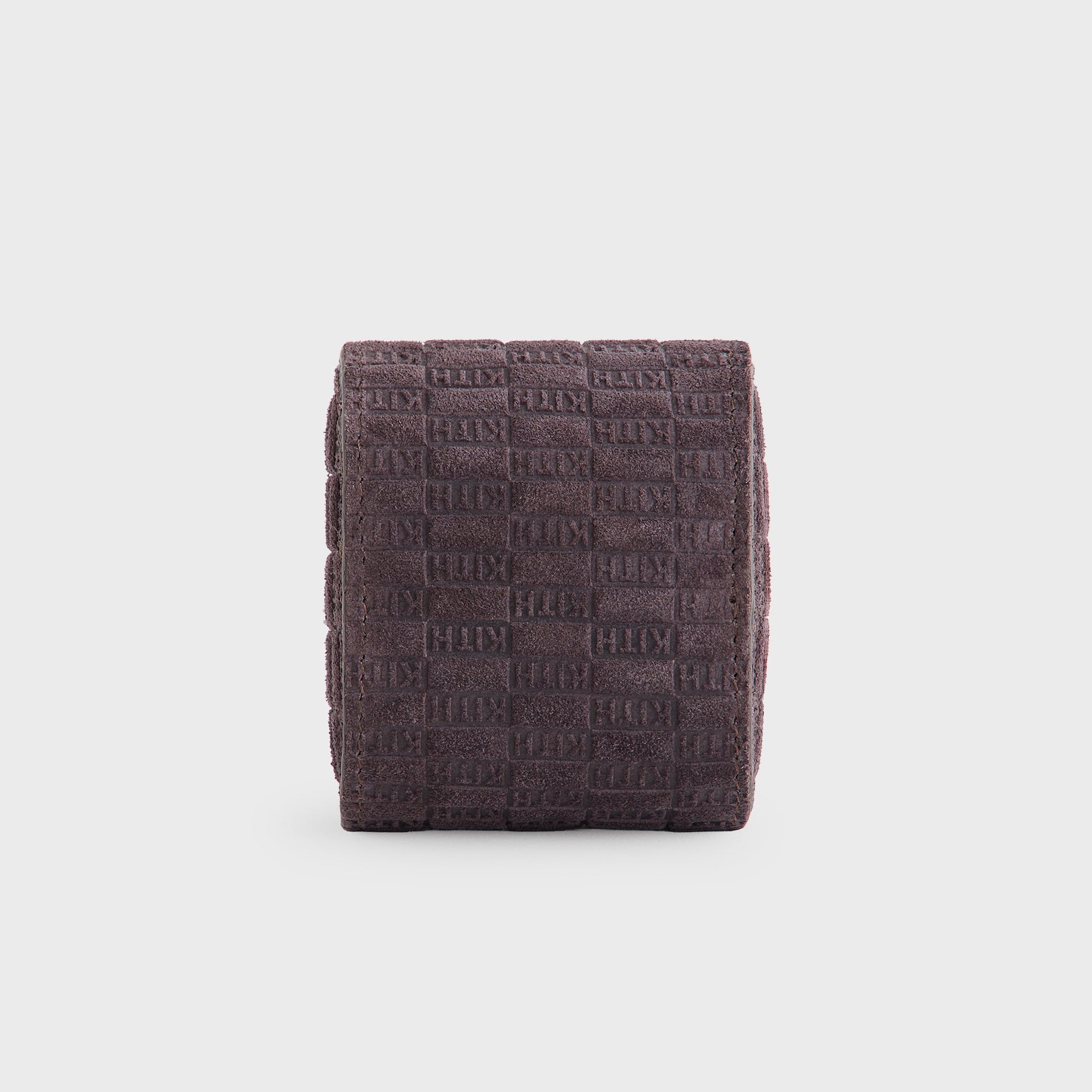 Kithmas Monogram Suede Leather Single Watch Roll - Incognito