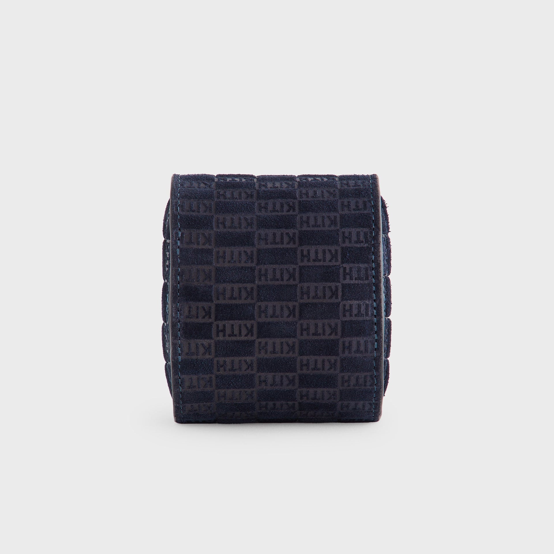 Kithmas Monogram Suede Leather Single Watch Roll - Ink