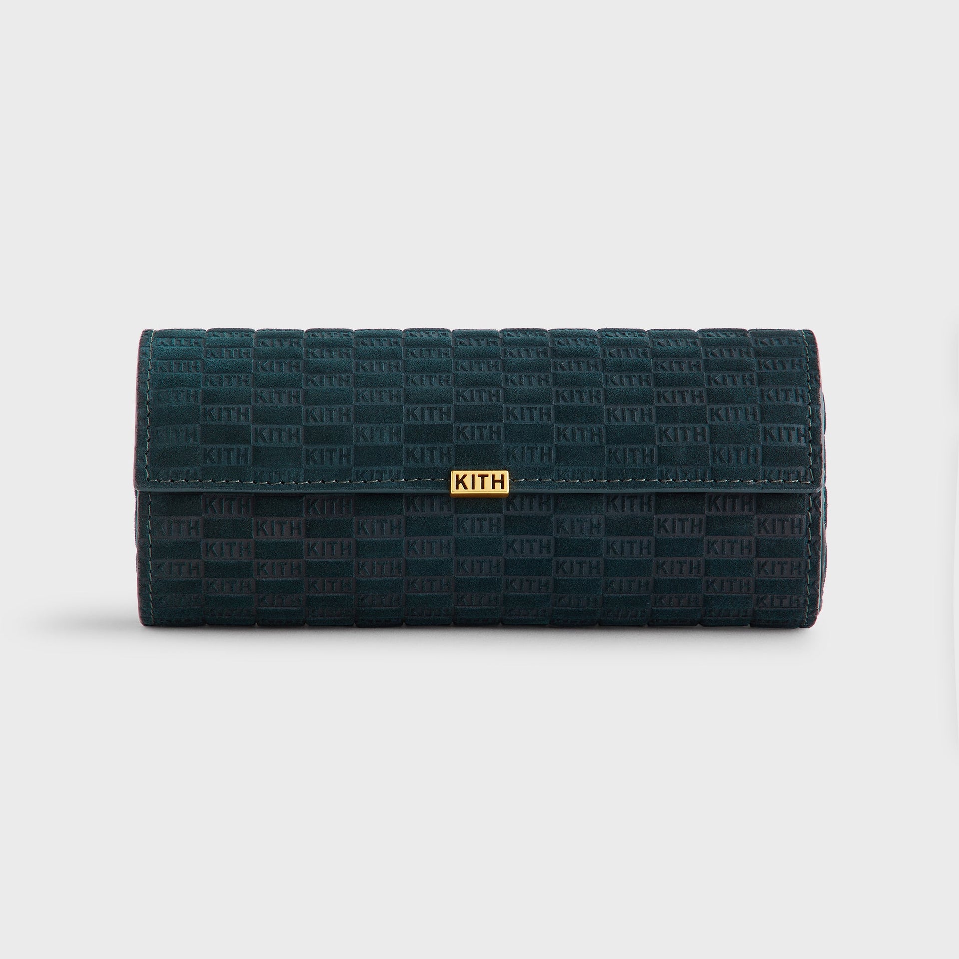 Kithmas Monogram Suede Leather 3-Watch Roll - Stadium