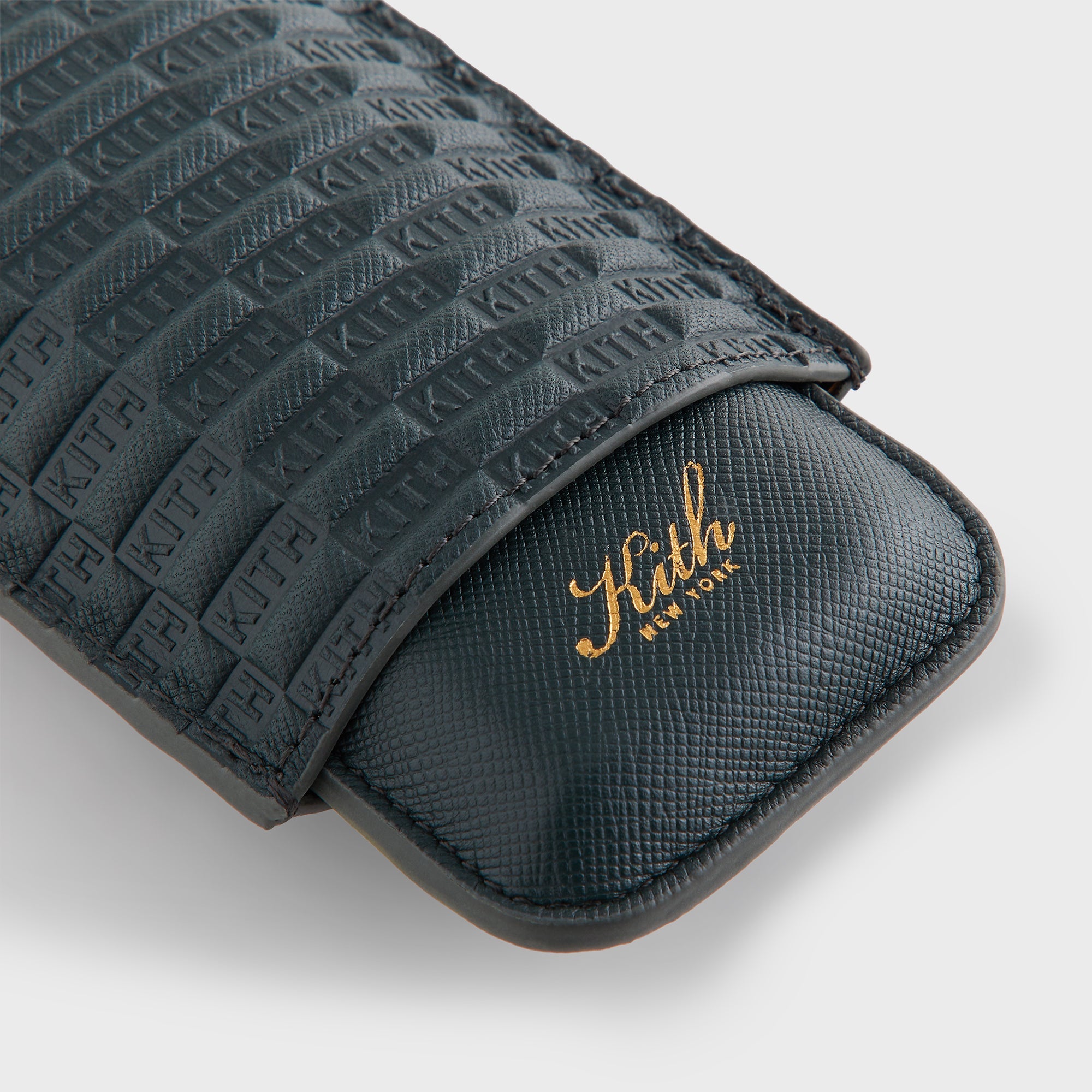 Kith Monogram Saffiano Leather Cigar Case - Stadium – Kith UK Kith Monogram Saffiano Leather Cigar Case - Stadium – Kith UK