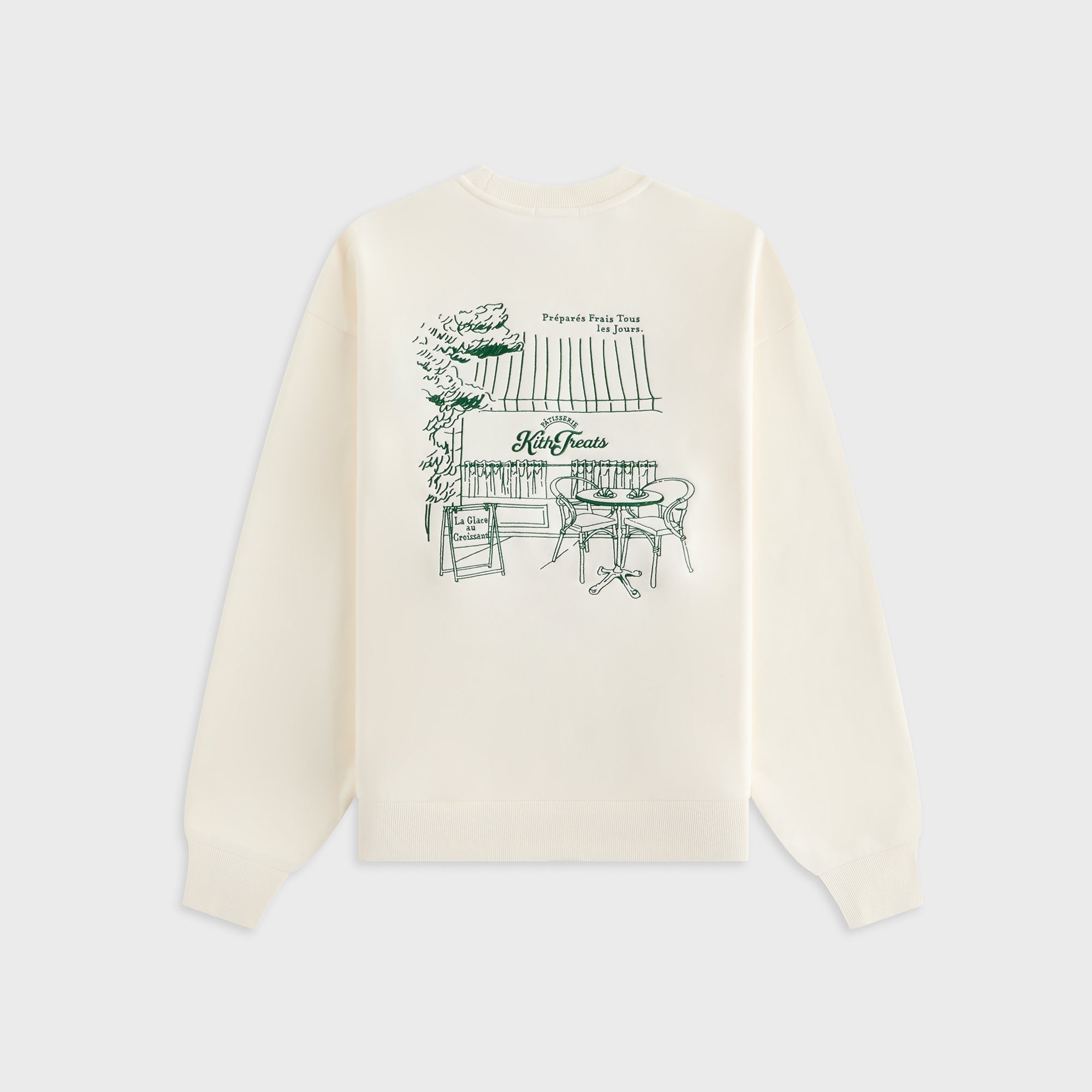 Kith Treats Store Front Nelson Crewneck - Sandrift – Kith UK