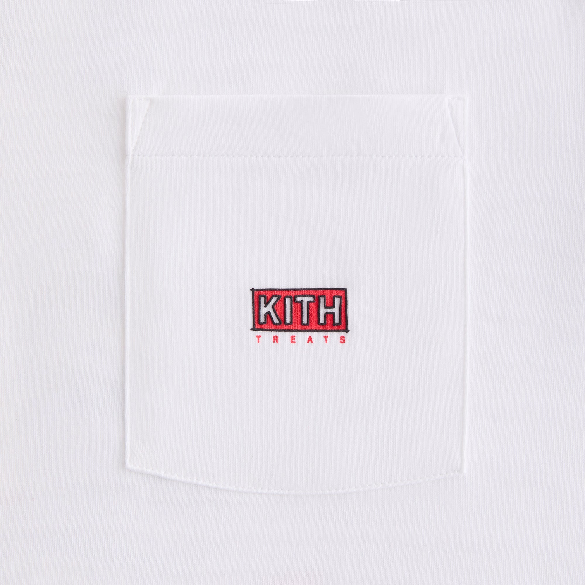 Kith Treats Finish Line Pocket Tee - White – Kith UK
