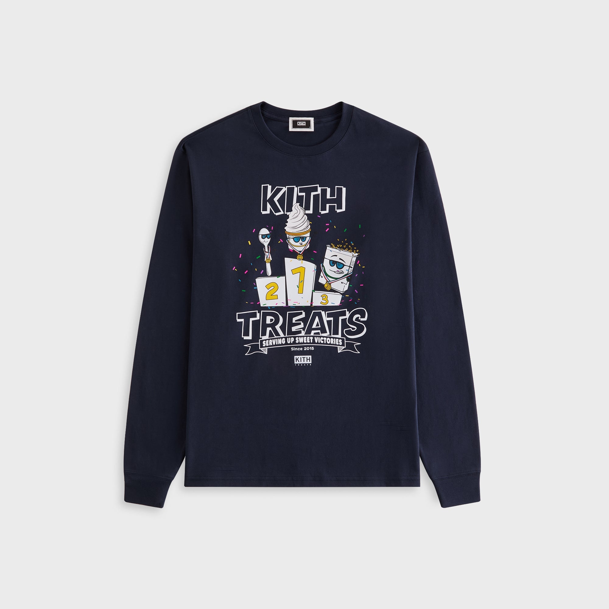 Kith Treats Podium Long Sleeve Tee - Nocturnal – Kith UK