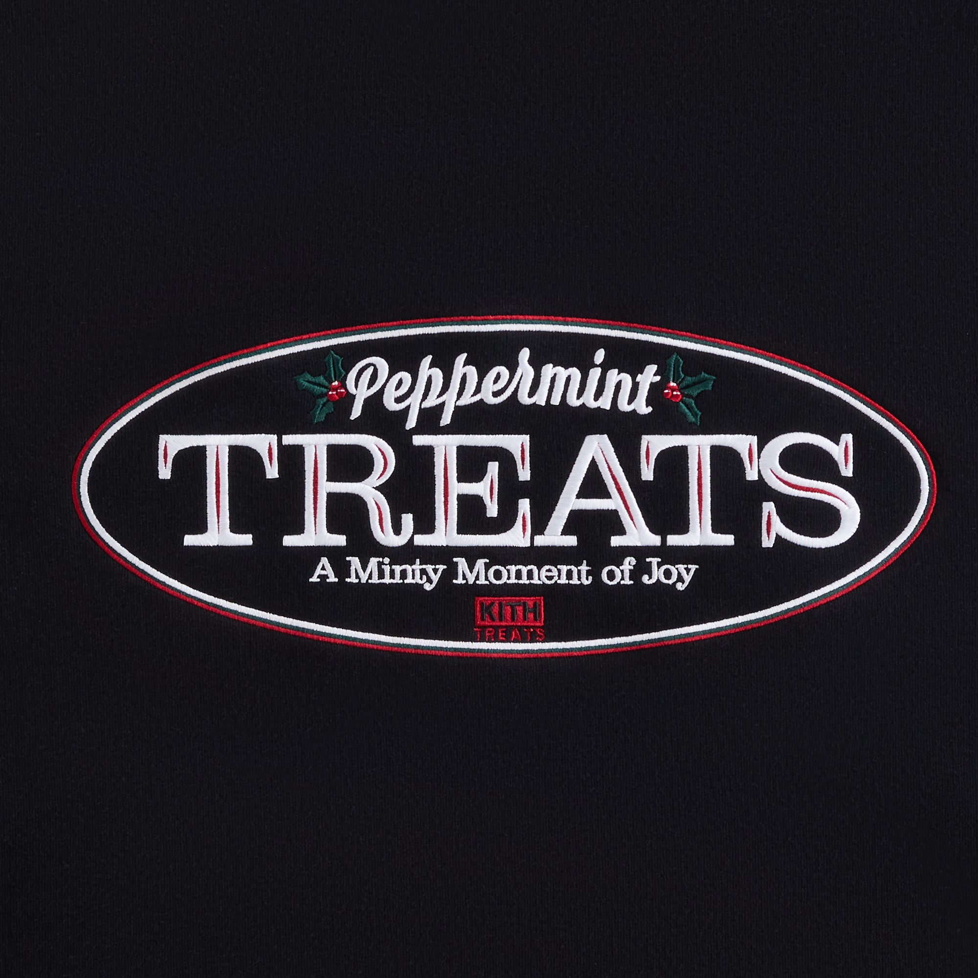 Kith Treats Peppermint Logo Nelson Crewneck - Black – Kith UK