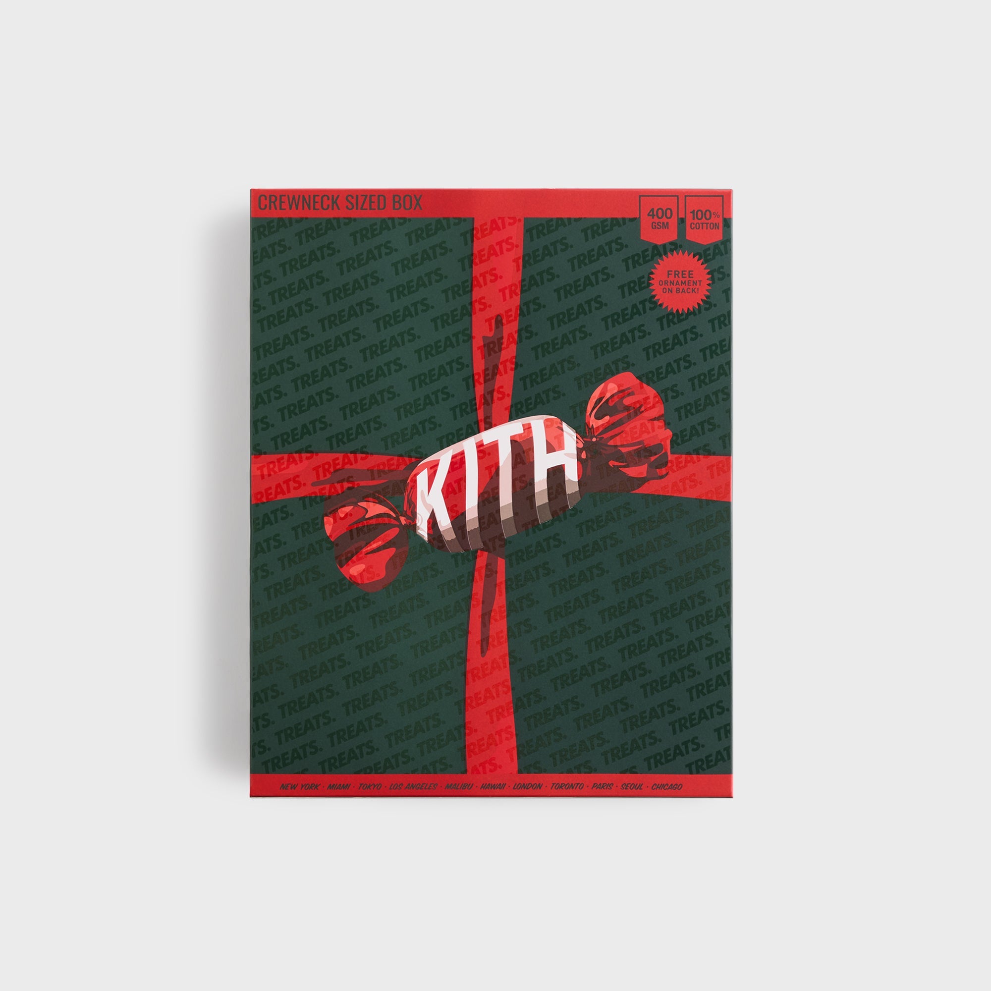 Kith Treats Peppermint Logo Nelson Crewneck - Black – Kith UK