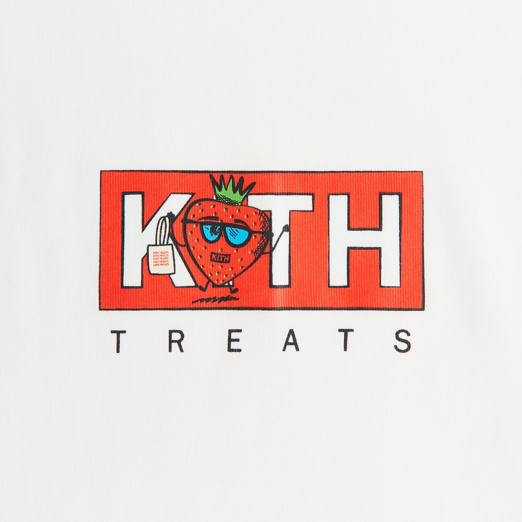 Kith Treats Strawberry Classic Logo Tee - White – Kith UK