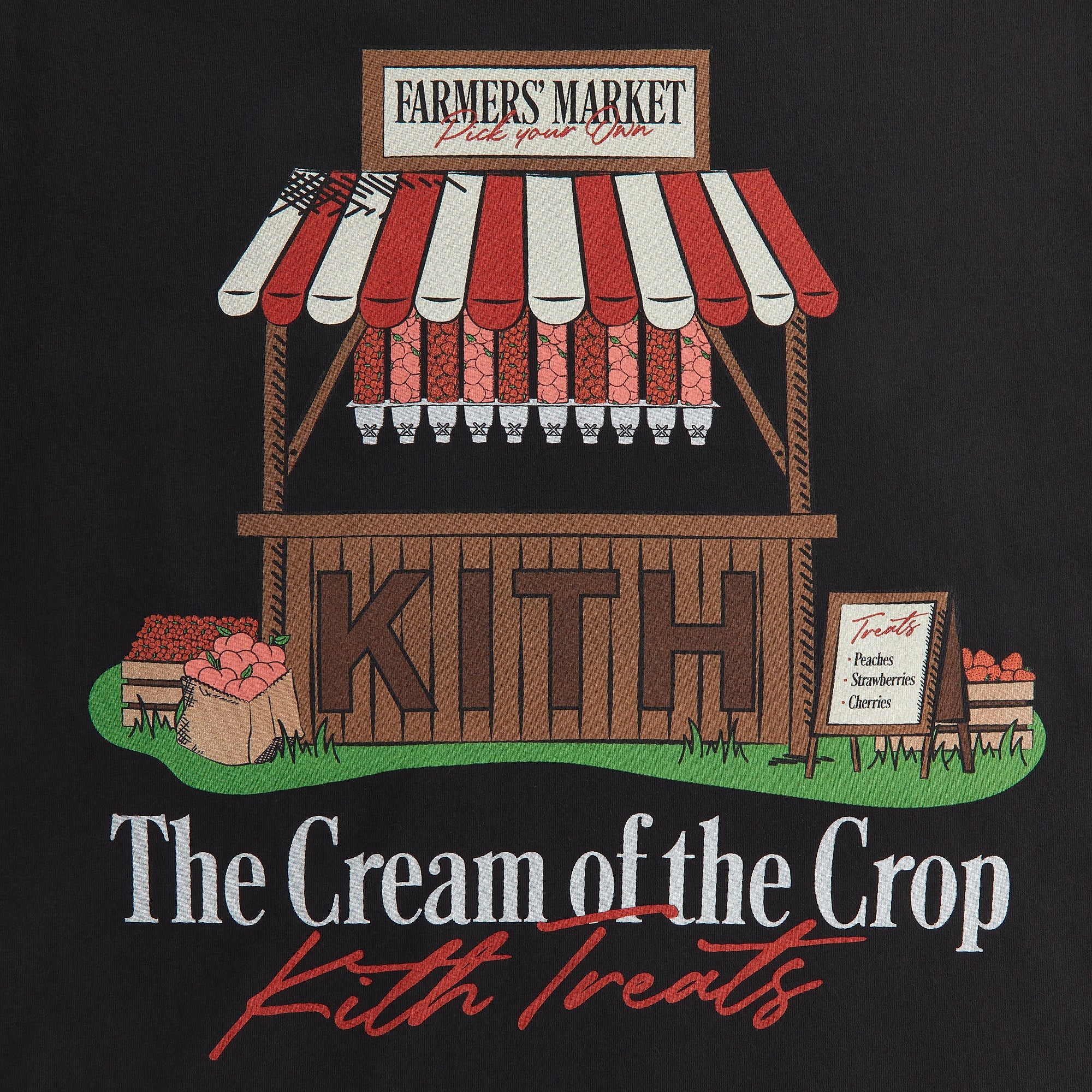Kith Treats Farmers Market Pocket Tee - Black – Kith UK