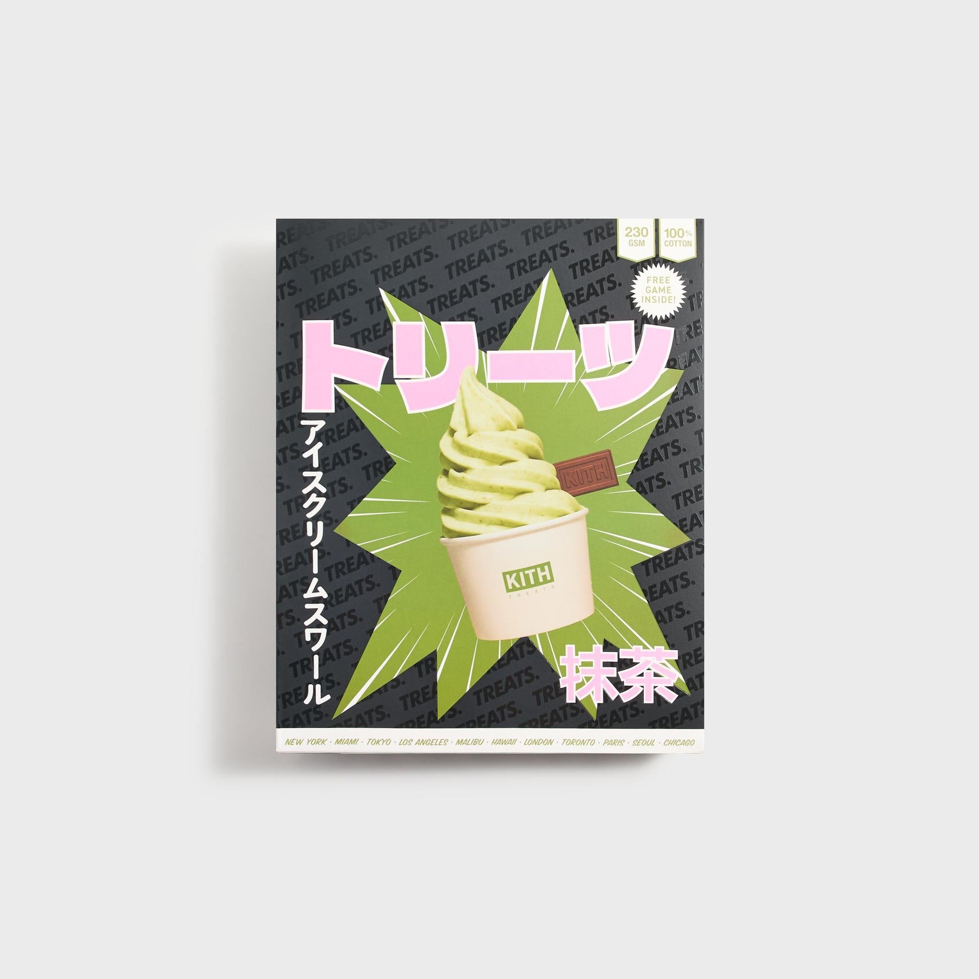 Kith Treats Matcha Poster Tee - Black