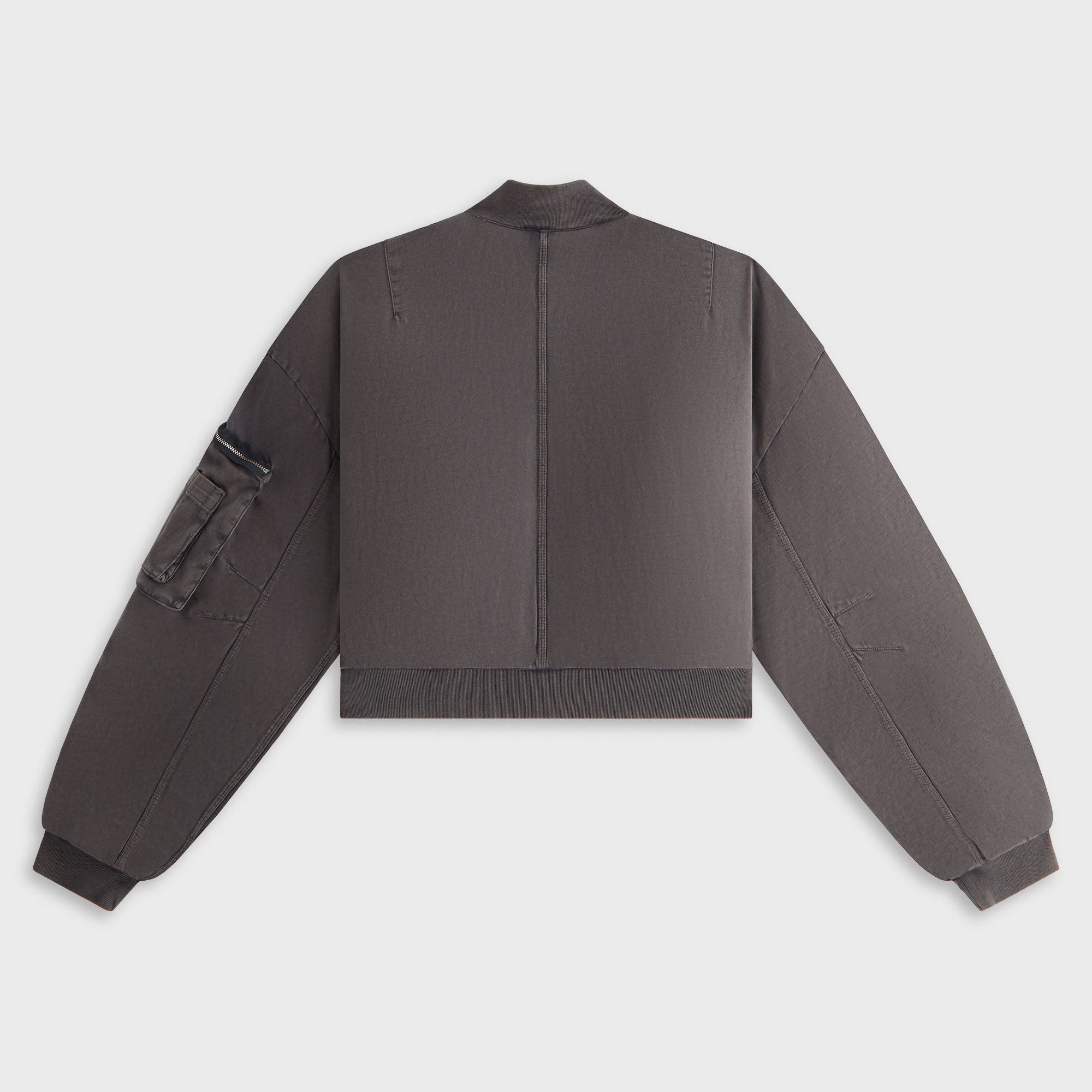 Kith Women Loren Sueded Cropped Bomber Jacket - Void – Kith UK