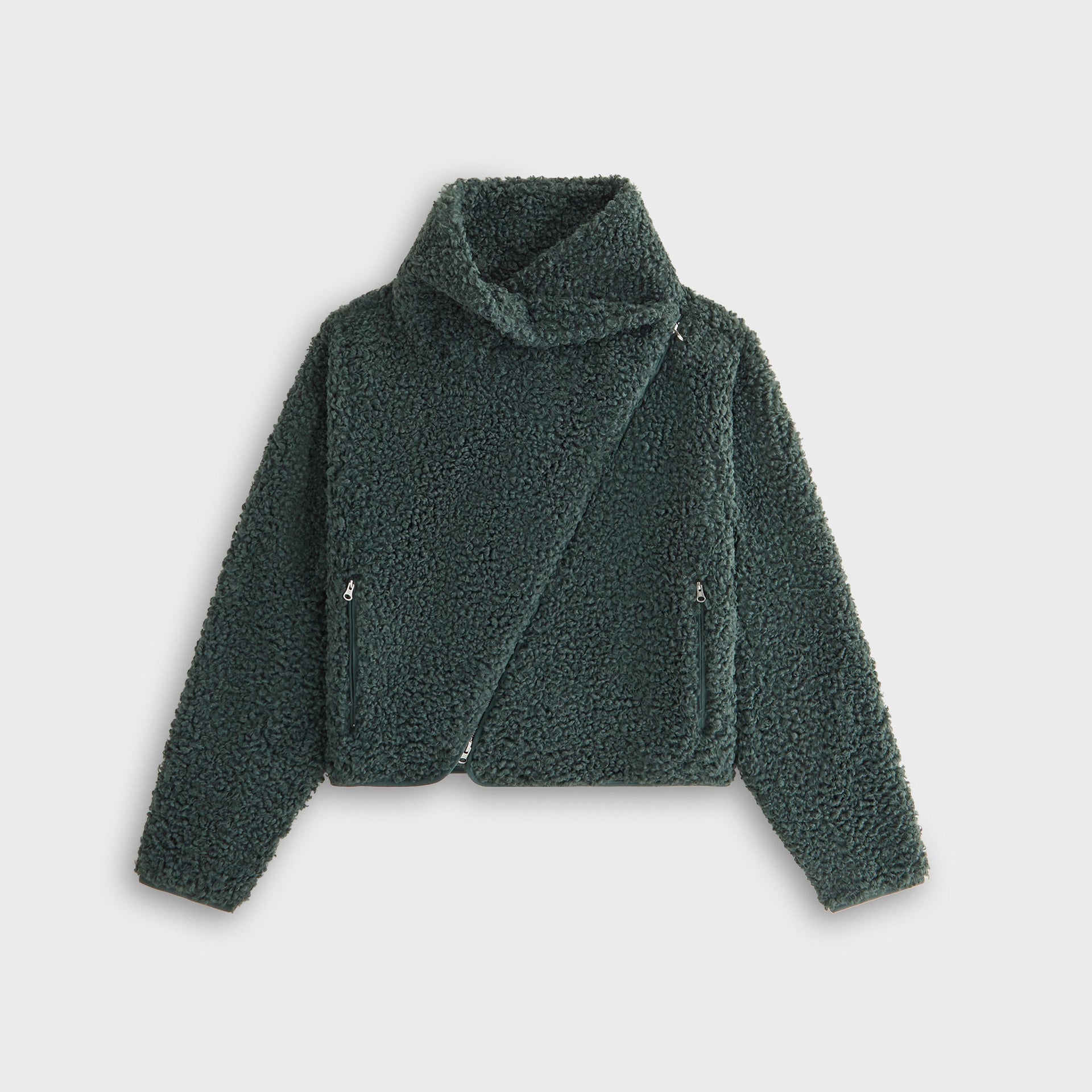 Kith Women Helia Sherpa Asymmetrical Jacket - Machine