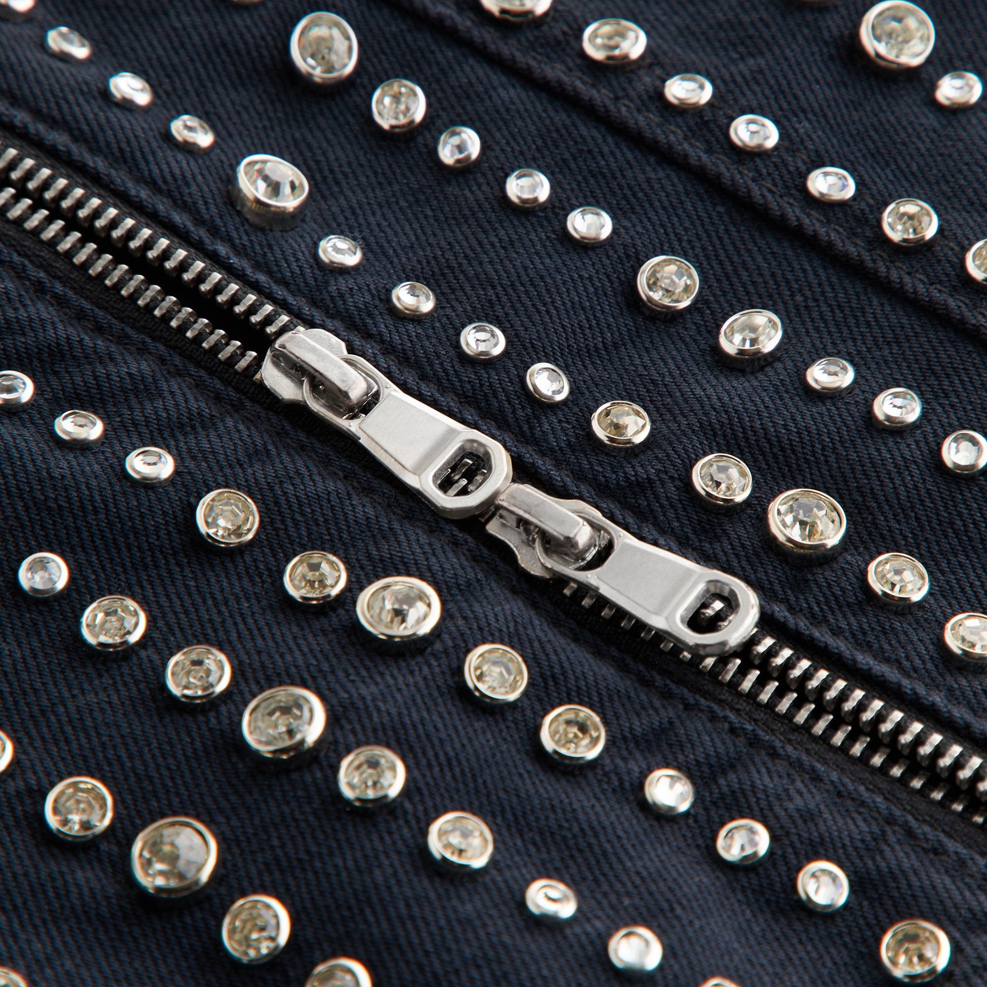 Lisa for Kith Women Deion Studded Denim Jacket - Black