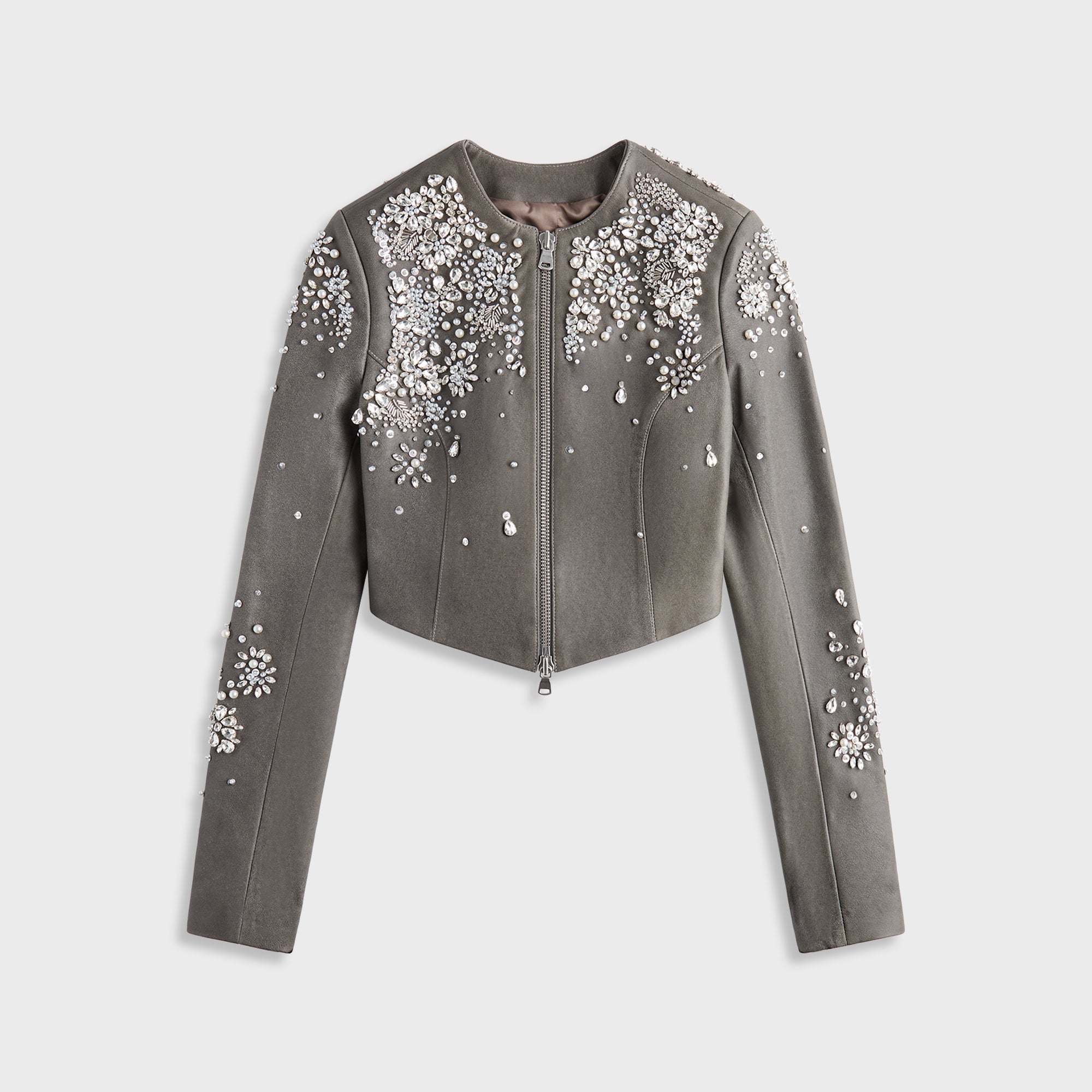 Lisa for Kith Women Brei Embellished Bolero Jacket - Tin – Kith UK