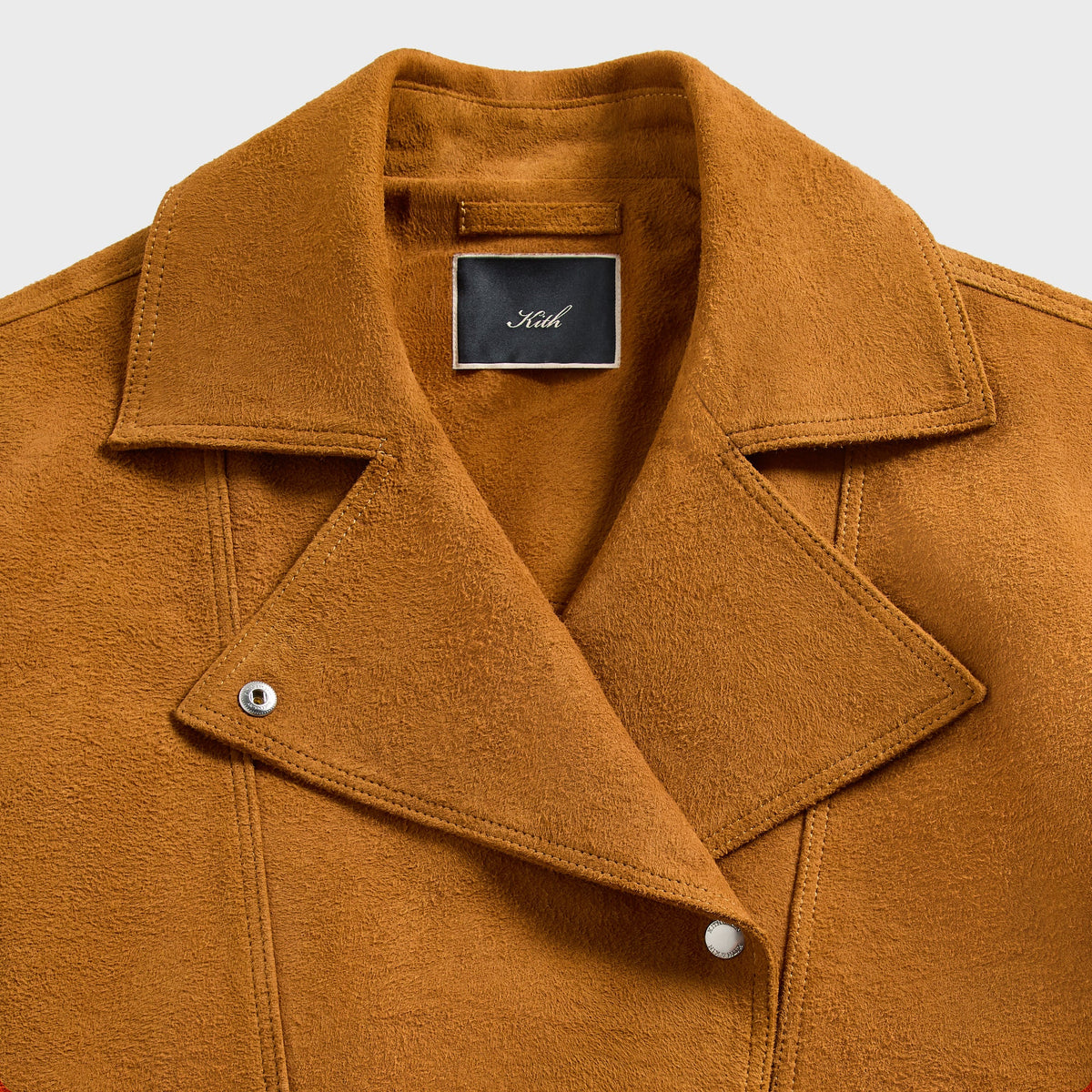 Kith Women Weslan Suede Biker Jacket - Branch