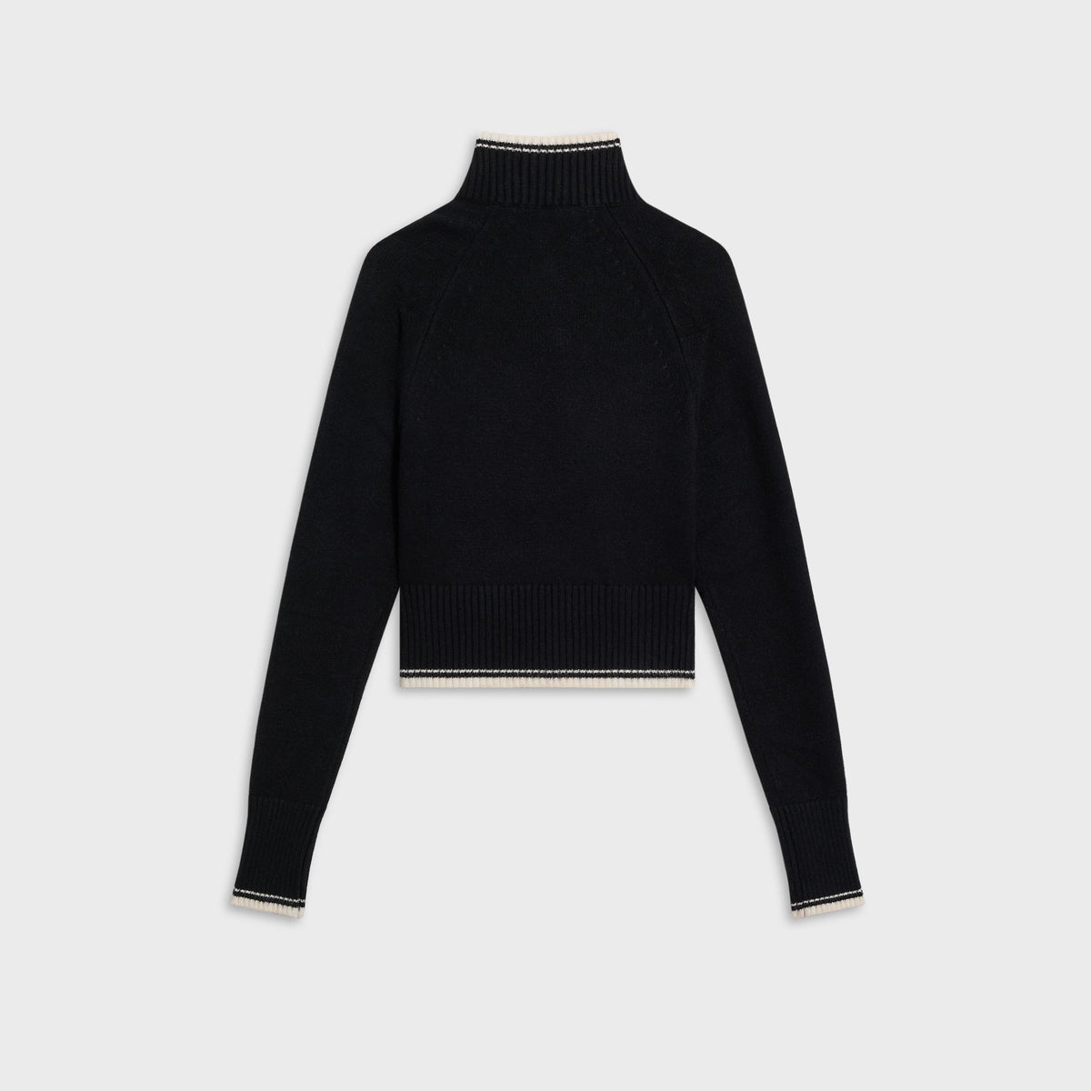 Kith Women Ina II Asymmetrical Sweater Zip - Black