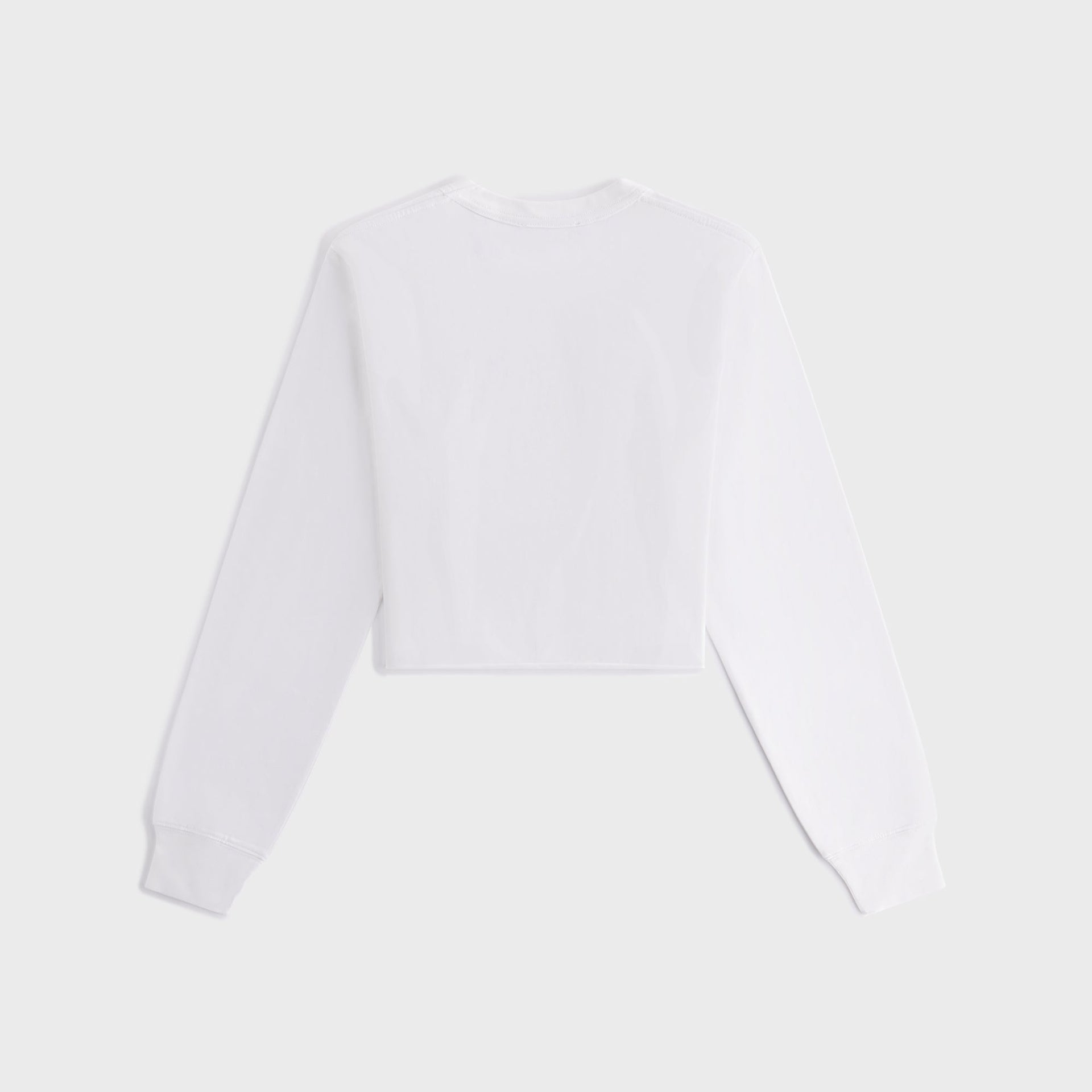 Kith Women Lucy Cropped Long Sleeve II Tee - White