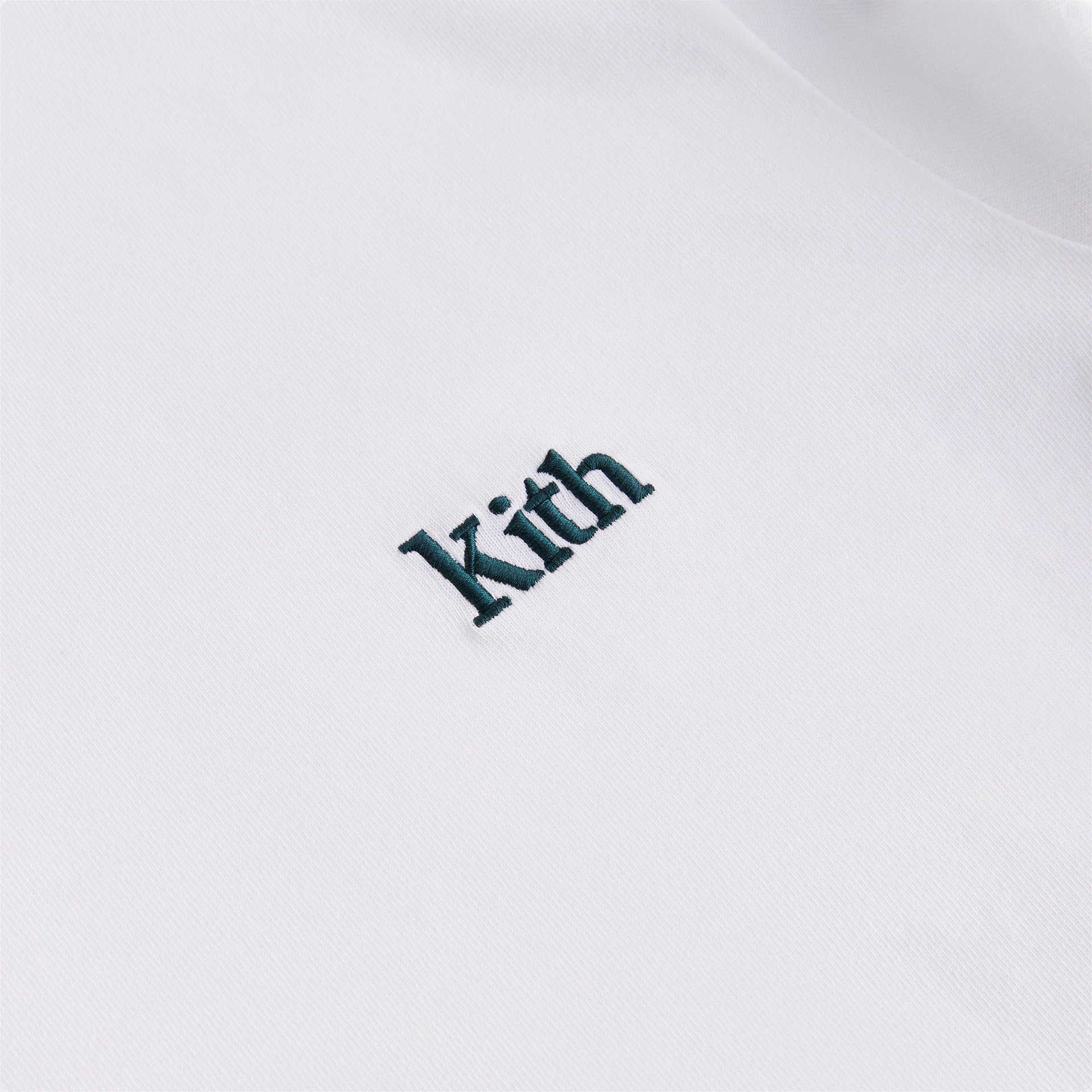 Kith Women Lucy Cropped Long Sleeve II Tee - White