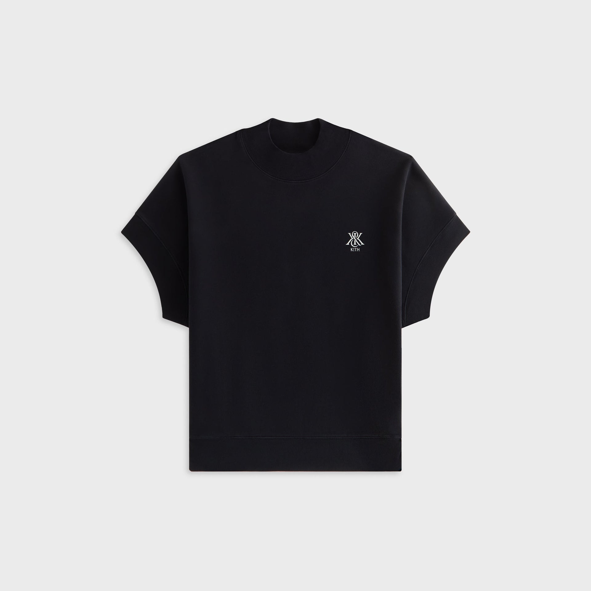Kith Women Opal Dolman Mock Neck Short Sleeve - Black