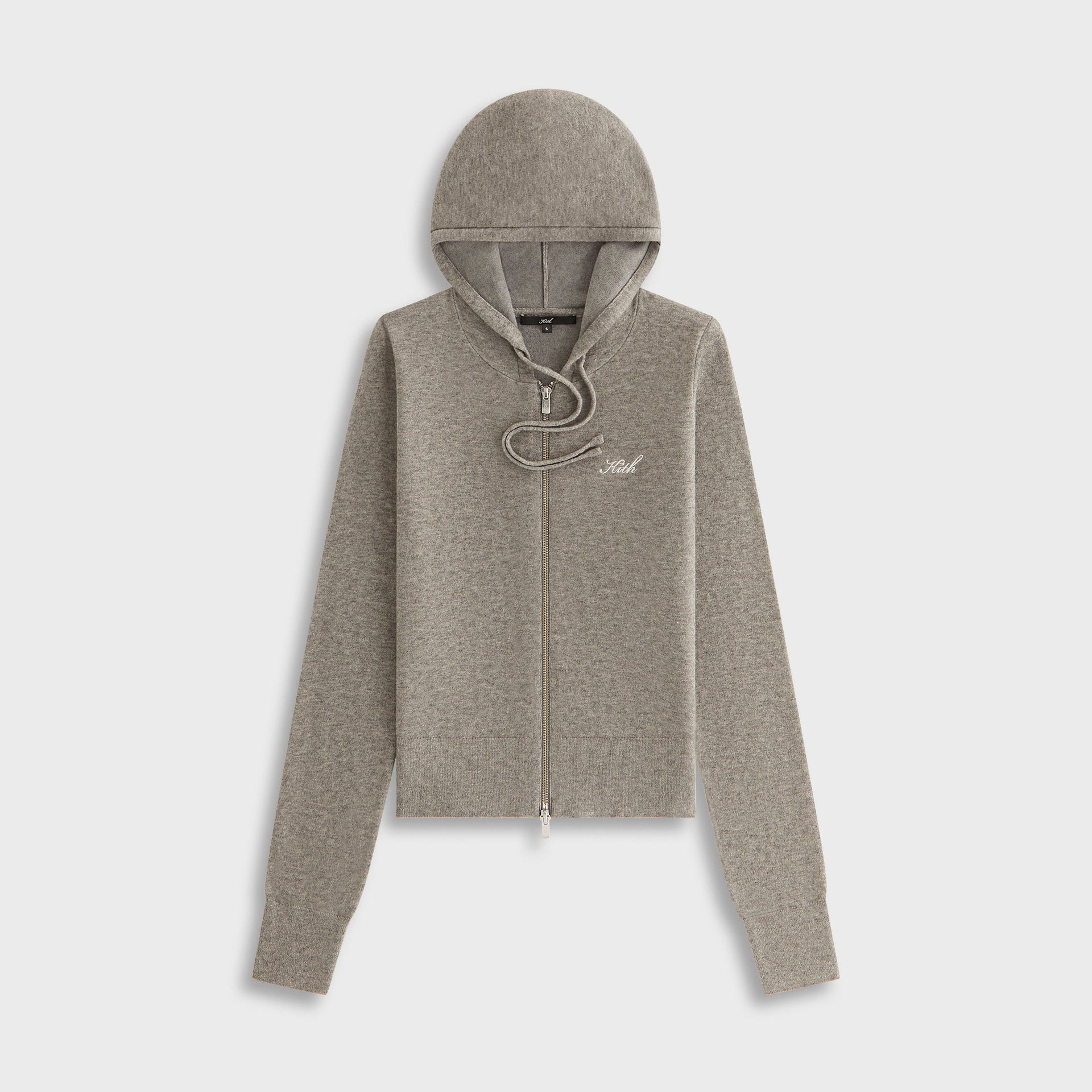 Kith Women Faryn Hooded Zip Sweater - Graphite