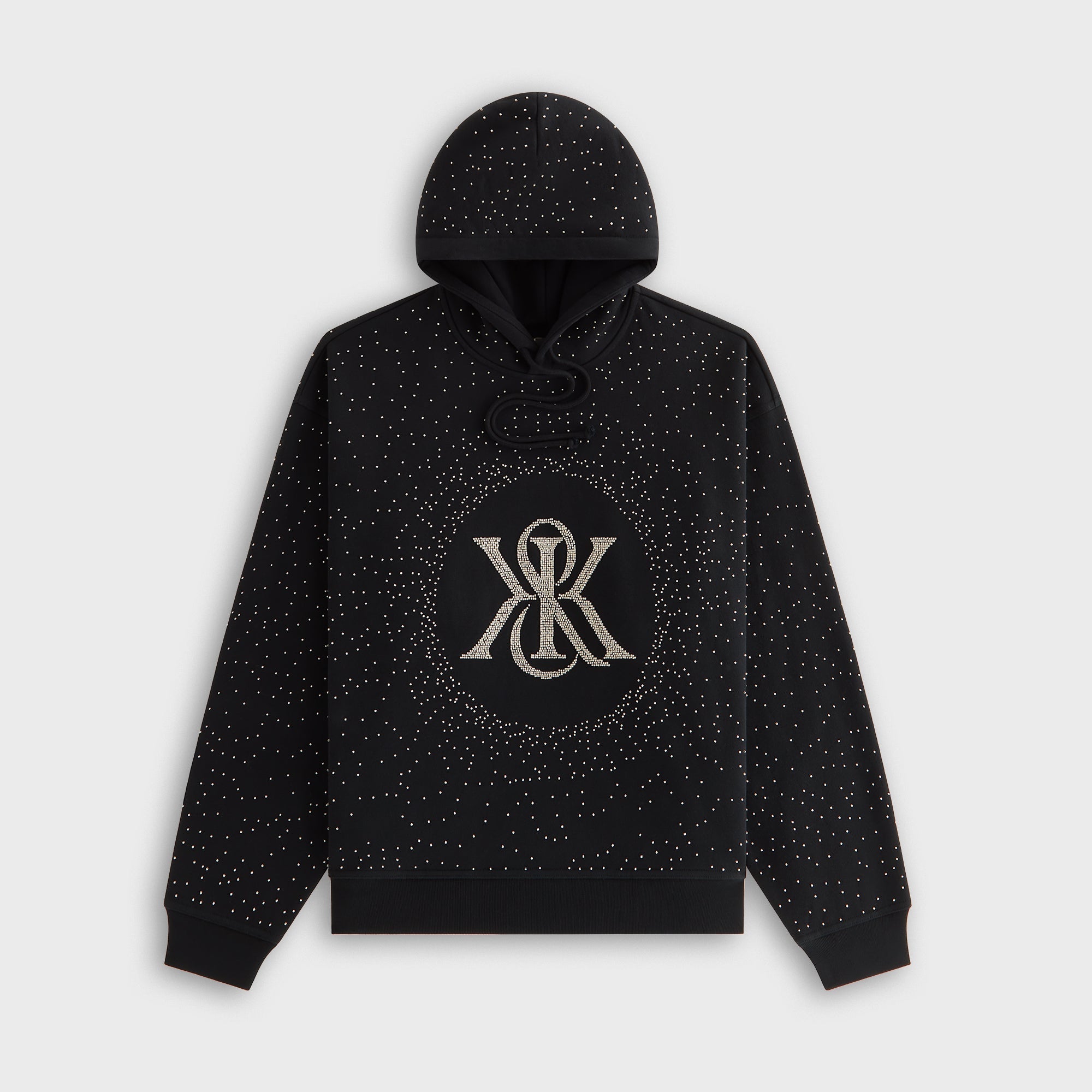 Kith Women Maverick Beaded Crest Hoodie - Black – Kith UK