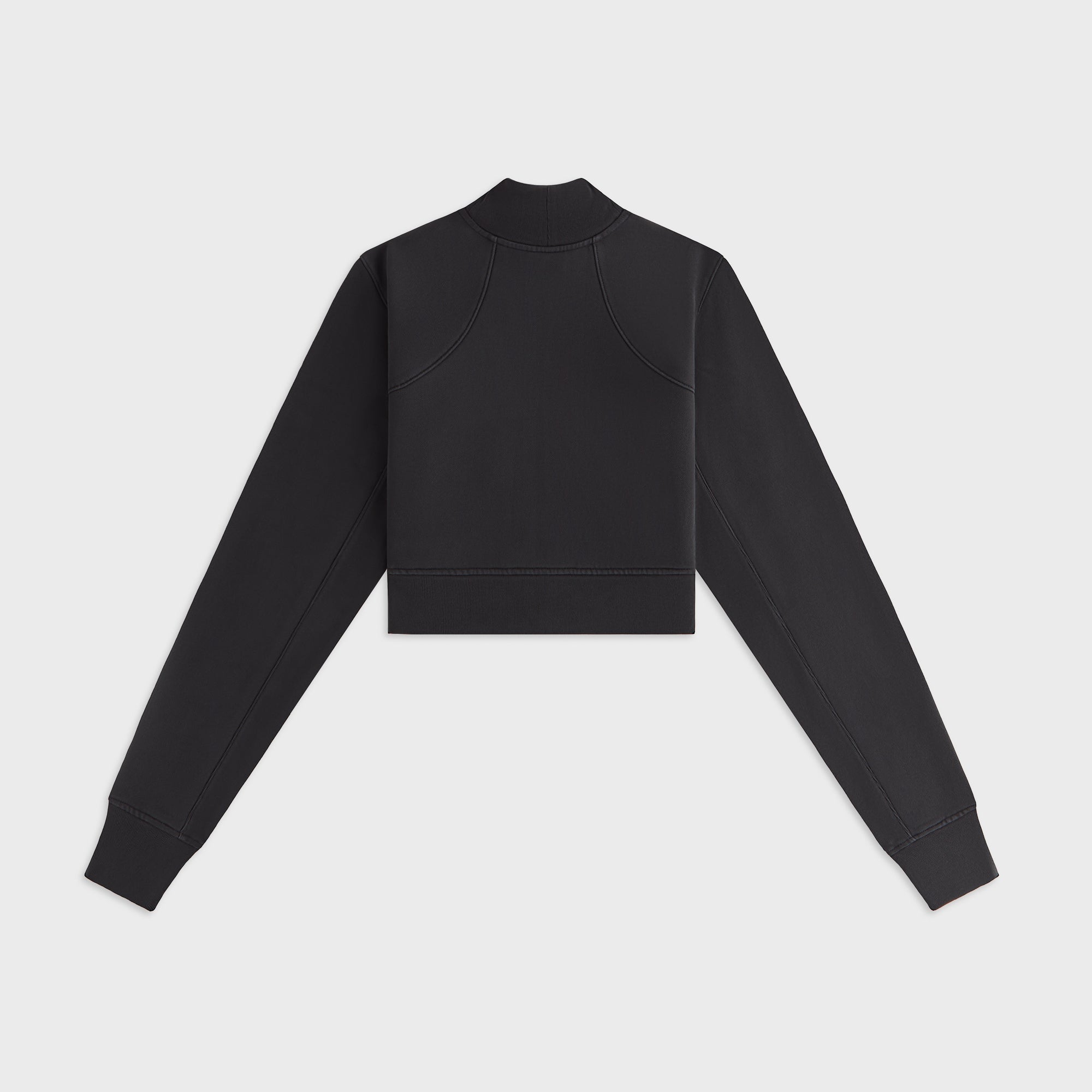 Kith Women Davin Cropped Fleece Track Zip - Black – Kith UK