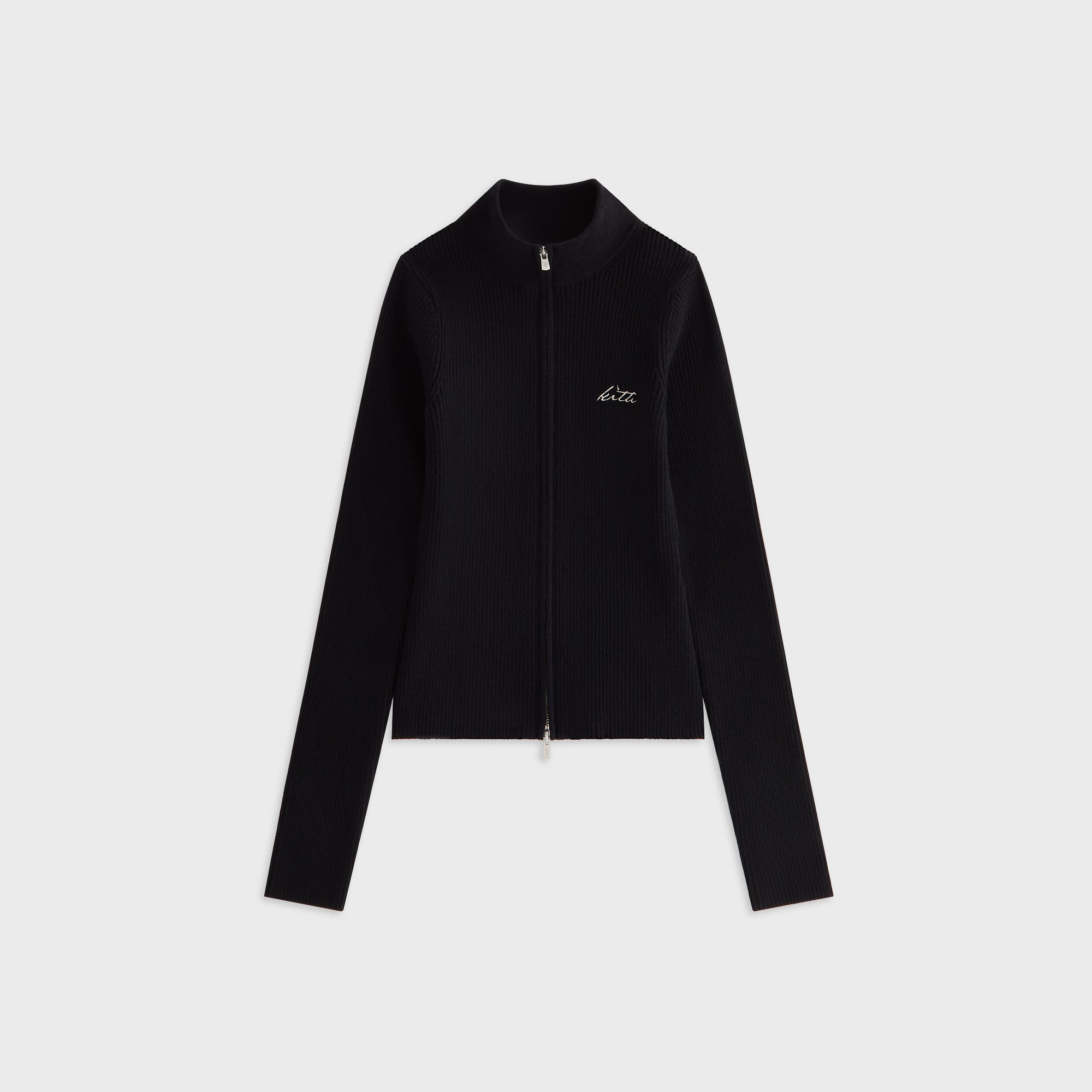 Kith Women Ina Sweater Track Zip - Black – Kith UK