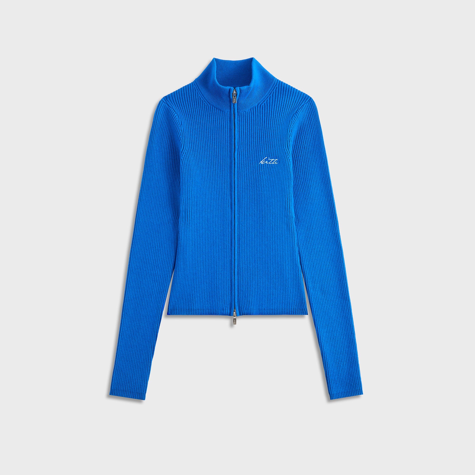 Kith Women Ina Sweater Track Zip - Lake – Kith UK
