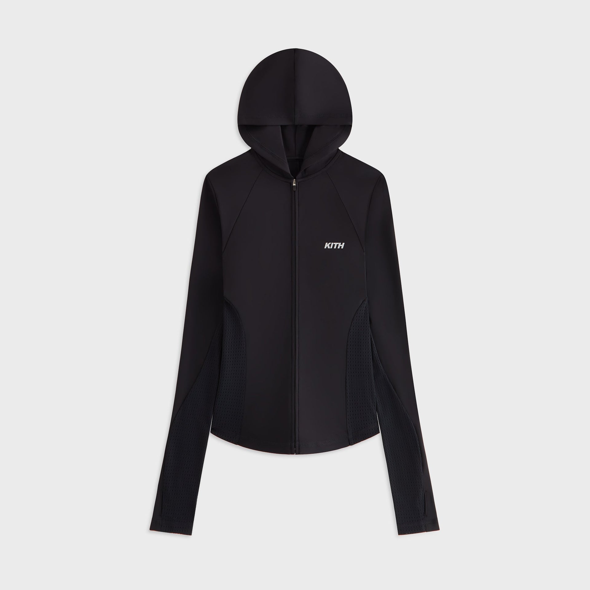 Kith Women Alyza Paneled Zip Hoodie - Black