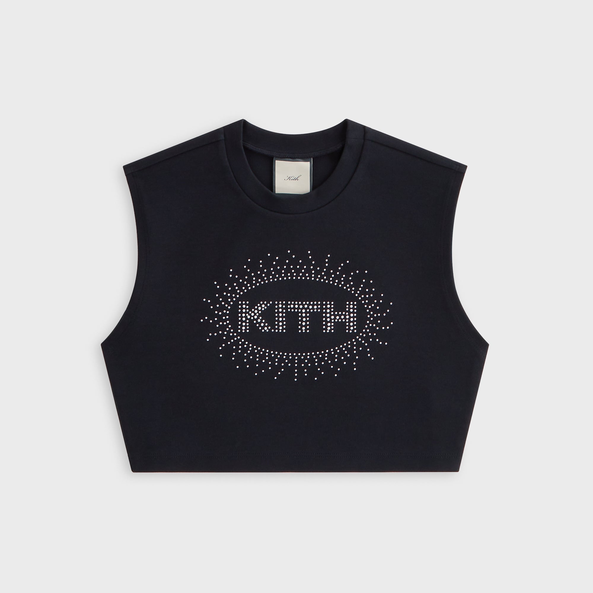 Lisa for Kith Women Carsyn Cropped Muscle Tank - Black – Kith UK