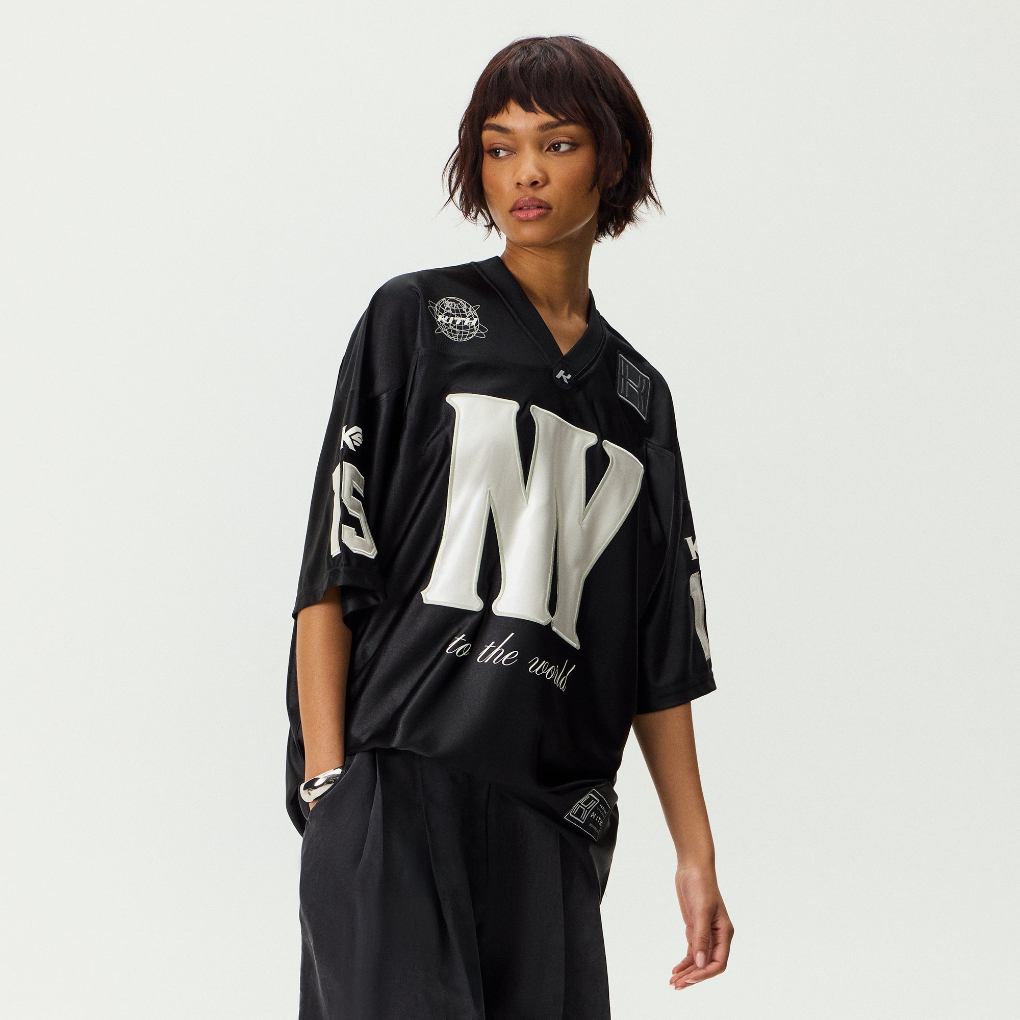 Kith Women Koda Football Jersey - Black – Kith UK