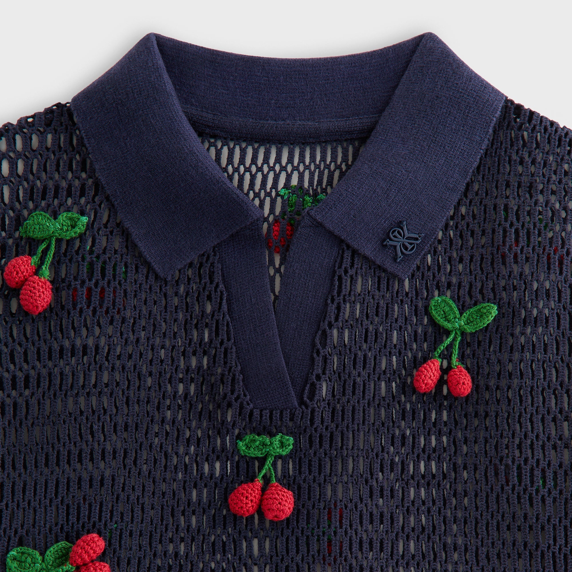 Kith Women Hedi Cherry Sweater Polo - Nocturnal – Kith UK