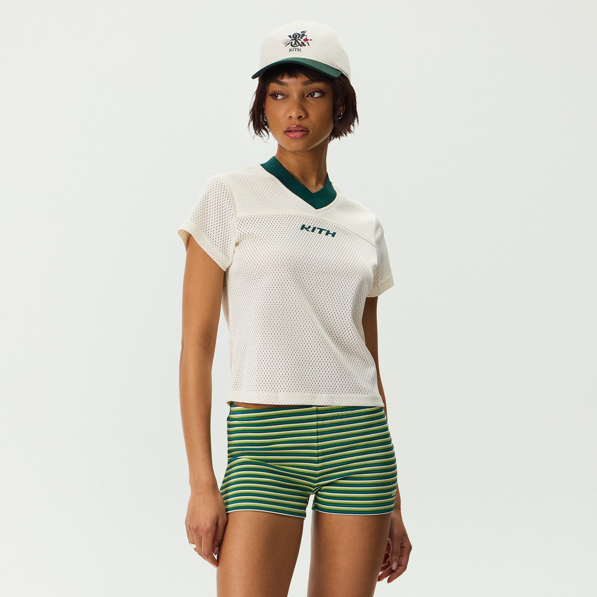 Kith Women Nicci Mesh Jersey - Sandrift – Kith UK