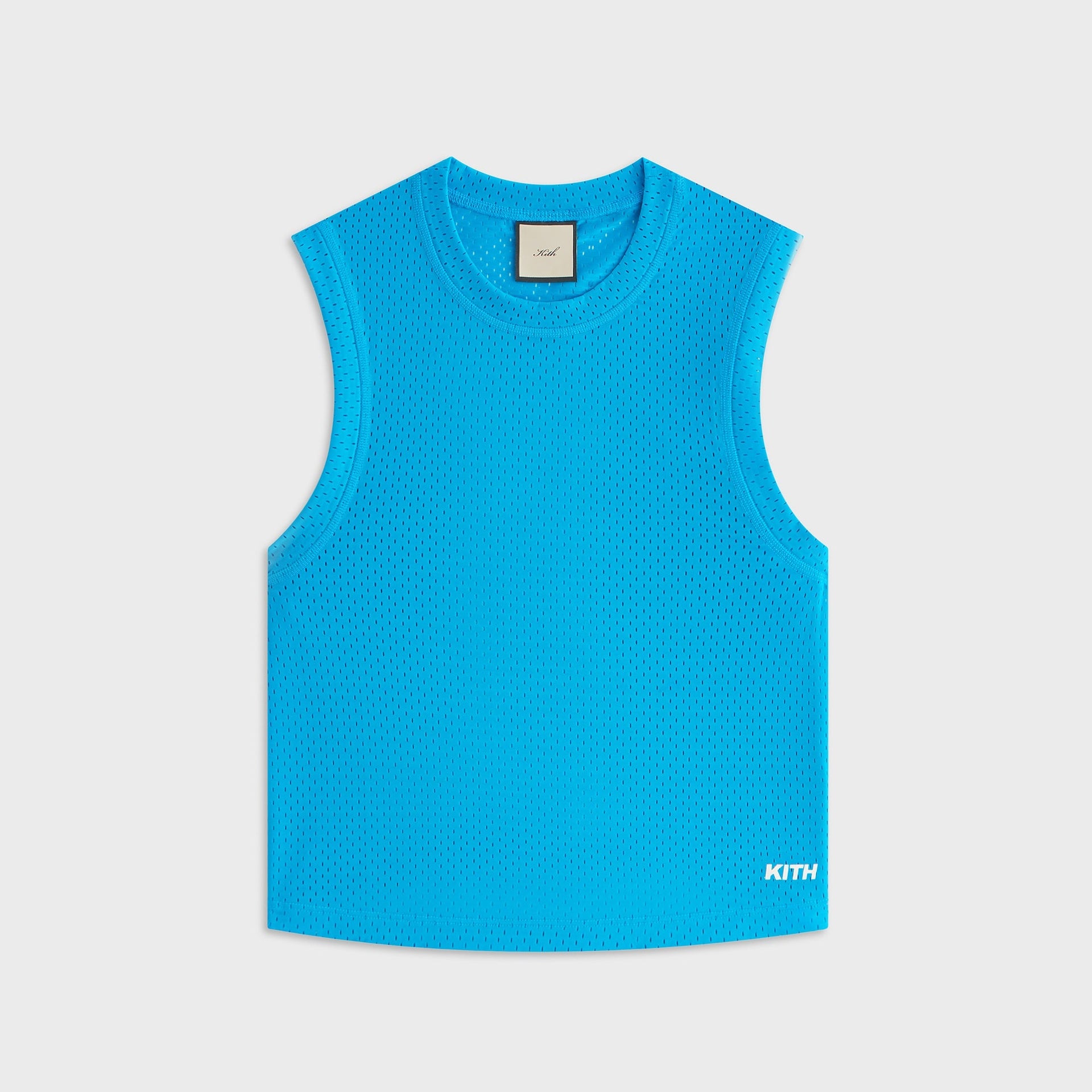 Kith Women Mera Mesh Muscle Tank - Meridian Blue - PH