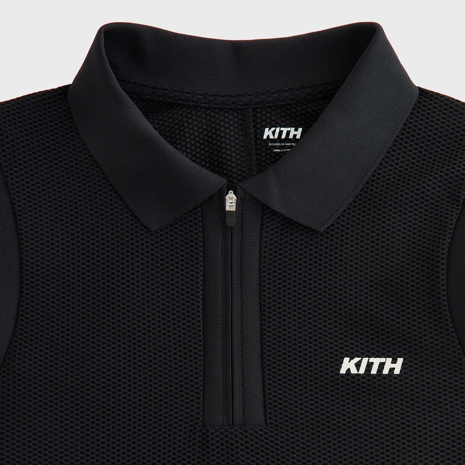 Kith Women Perry Polo Mesh Tank - Black