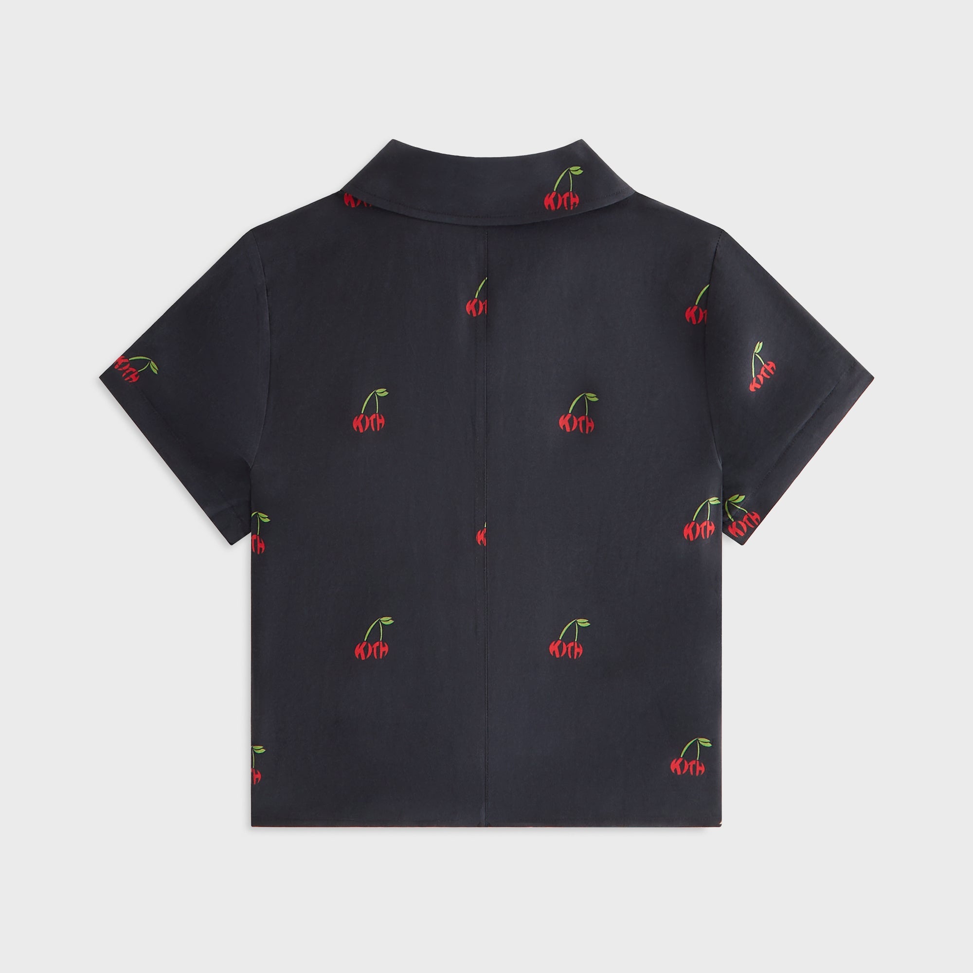 Kith Women Caela Cherry Zip Shirt - Black – Kith UK
