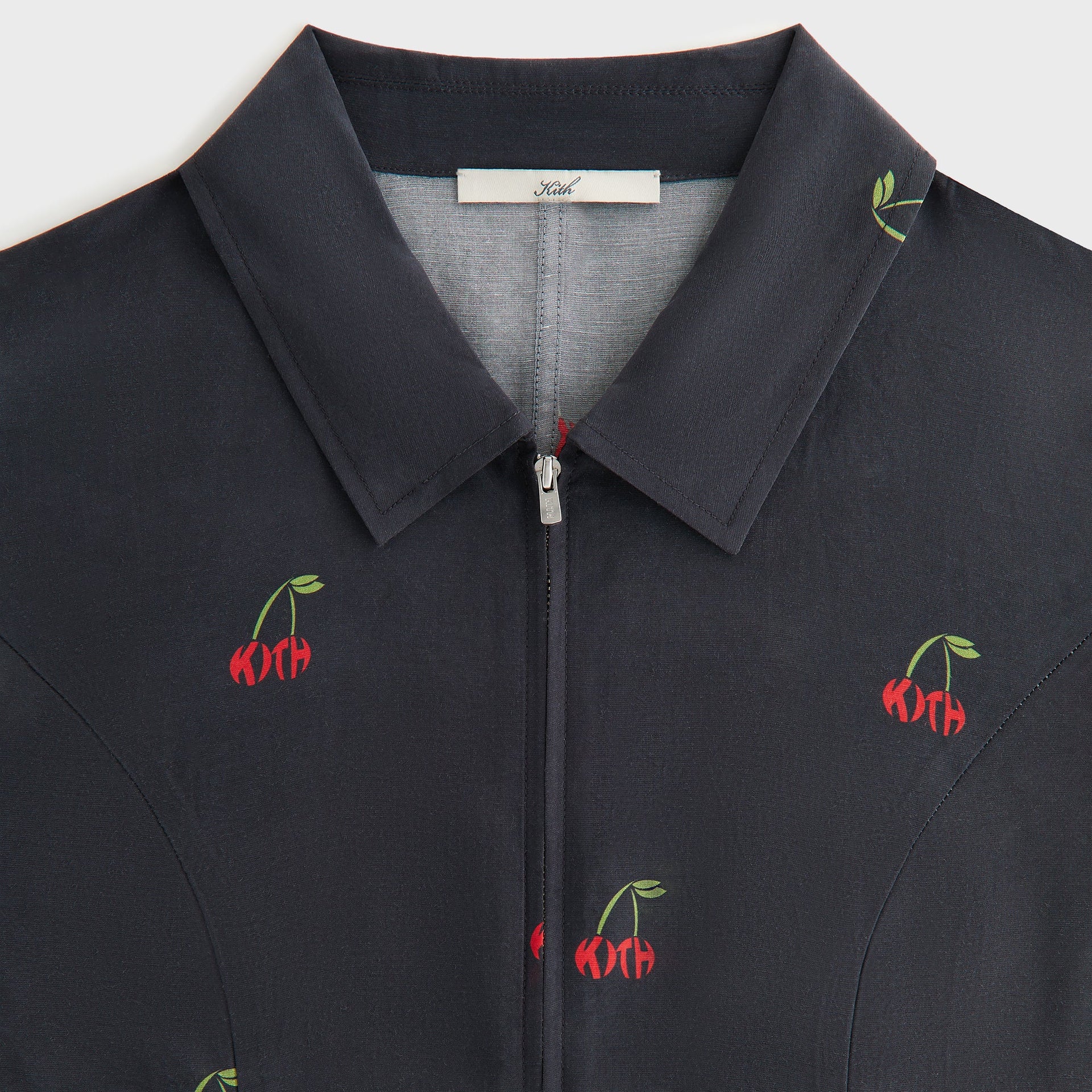 Kith Women Caela Cherry Zip Shirt - Black