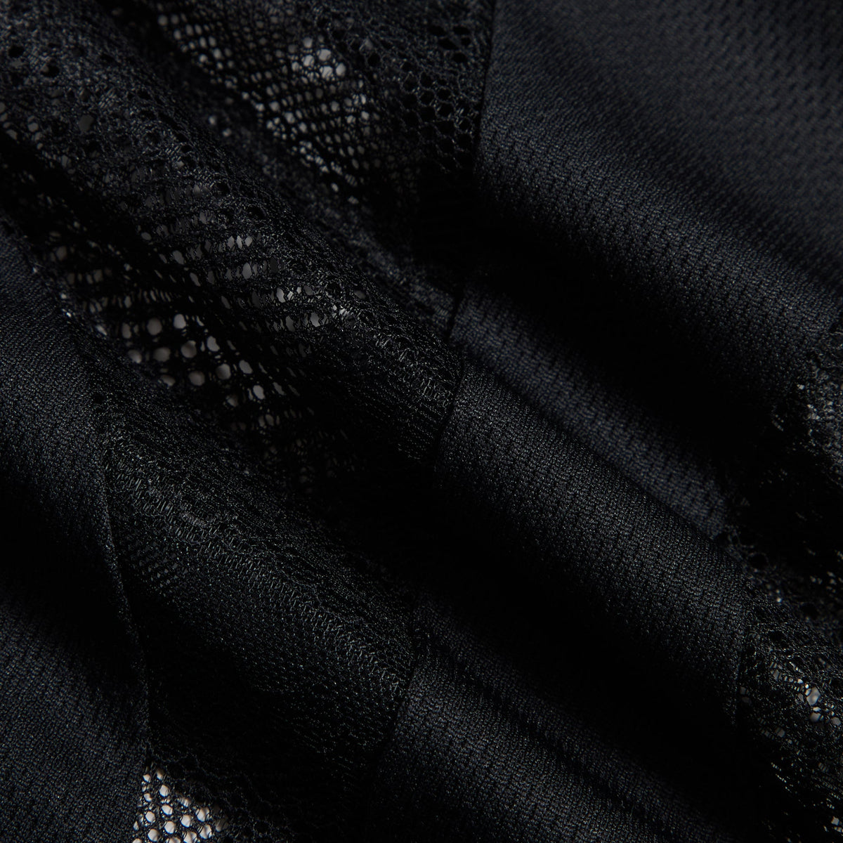 Kith Women Ridley Lace Paneled Long Sleeve - Black Beauty