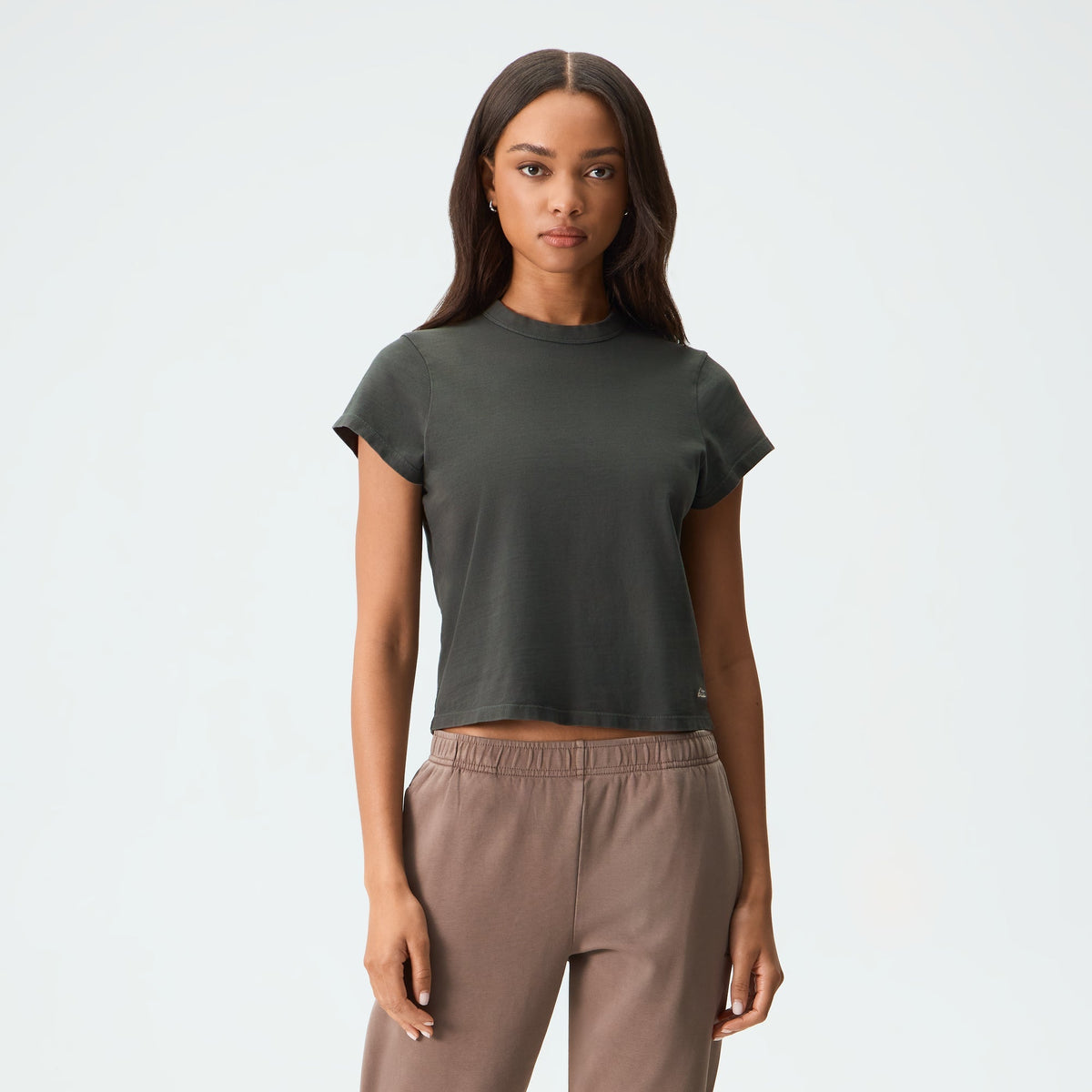 Kith Women Mulberry Vintage Sueded Tee - Void - PH