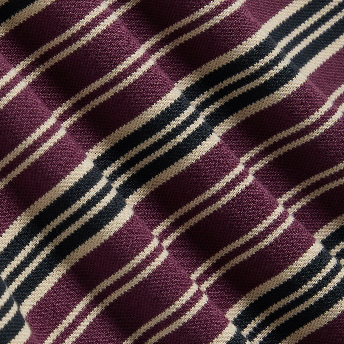 Kith Women Breda Striped Polo - Black