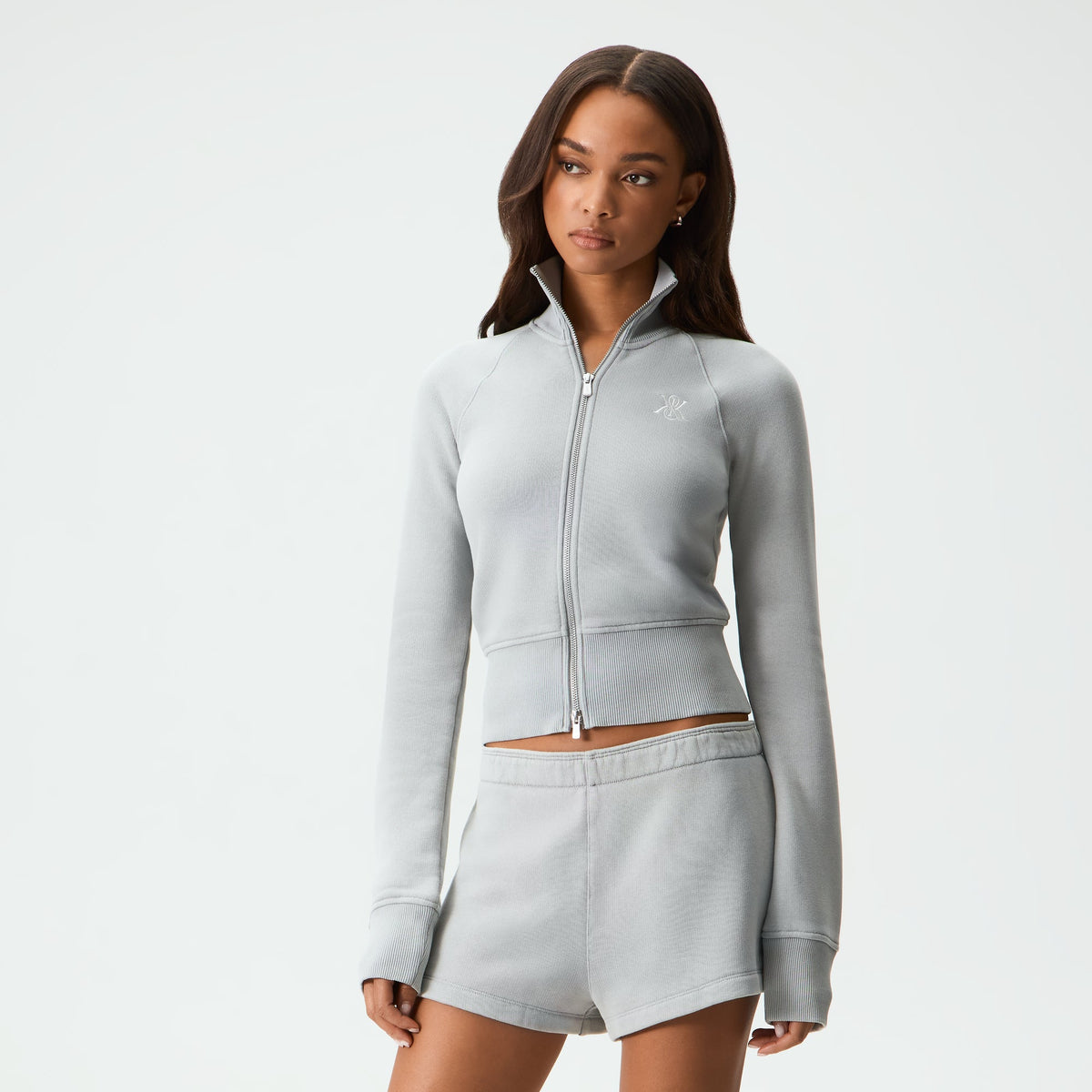 Kith Women Ina II Terry Track Zip - Astronaut