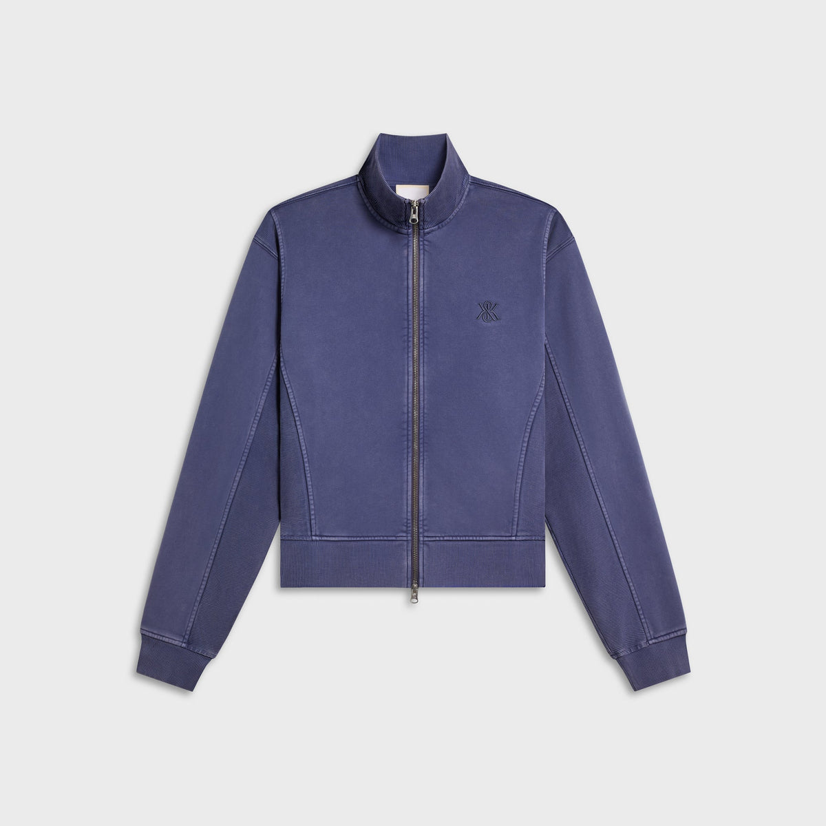 Kith Women Oversized Wyler Paneled Full Zip Jacket - Neptune