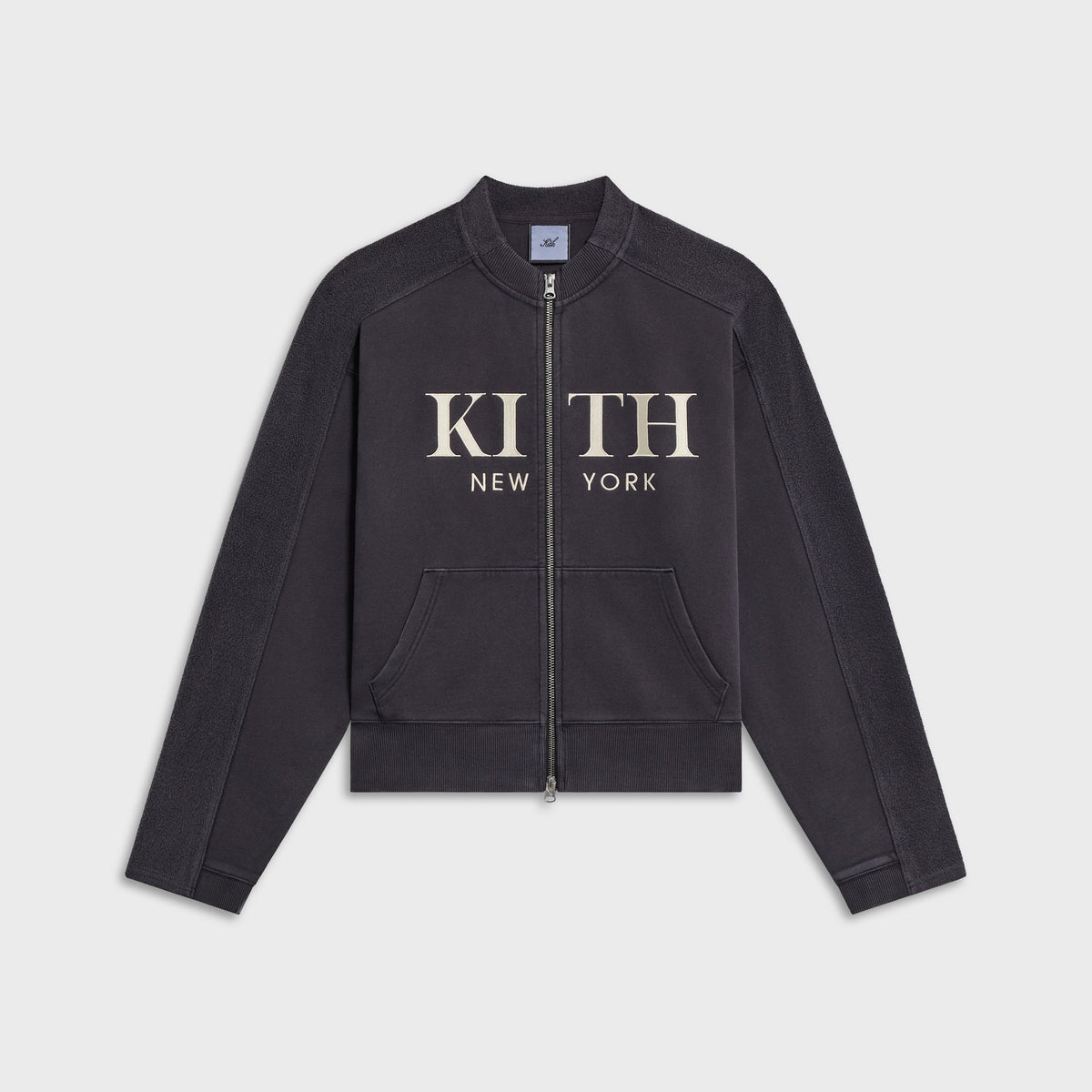Kith Women Peige Paneled Oversized Zip Jacket - Black