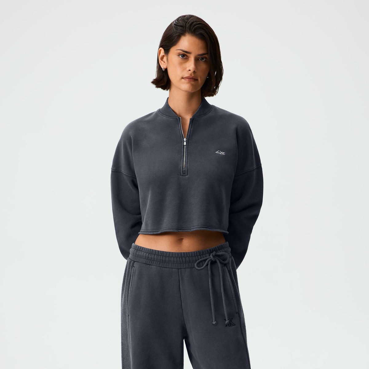 Kith Women Hailee Half Zip Henley - Void - PH