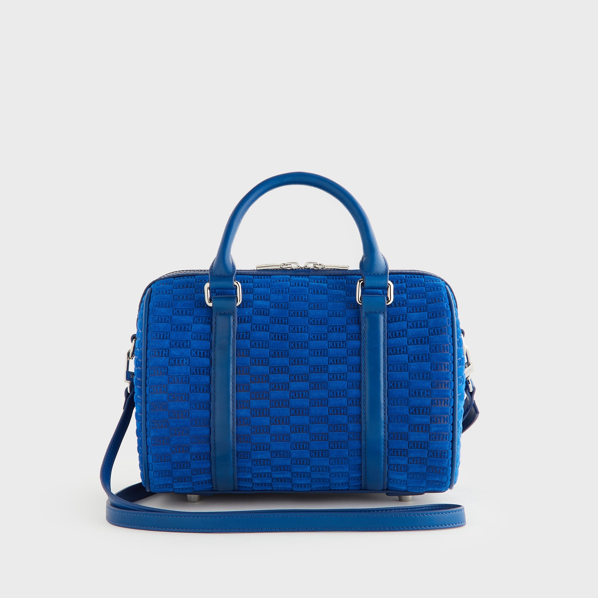 Kith Women Suede Monogram Harlowe Bag - Lake – Kith UK