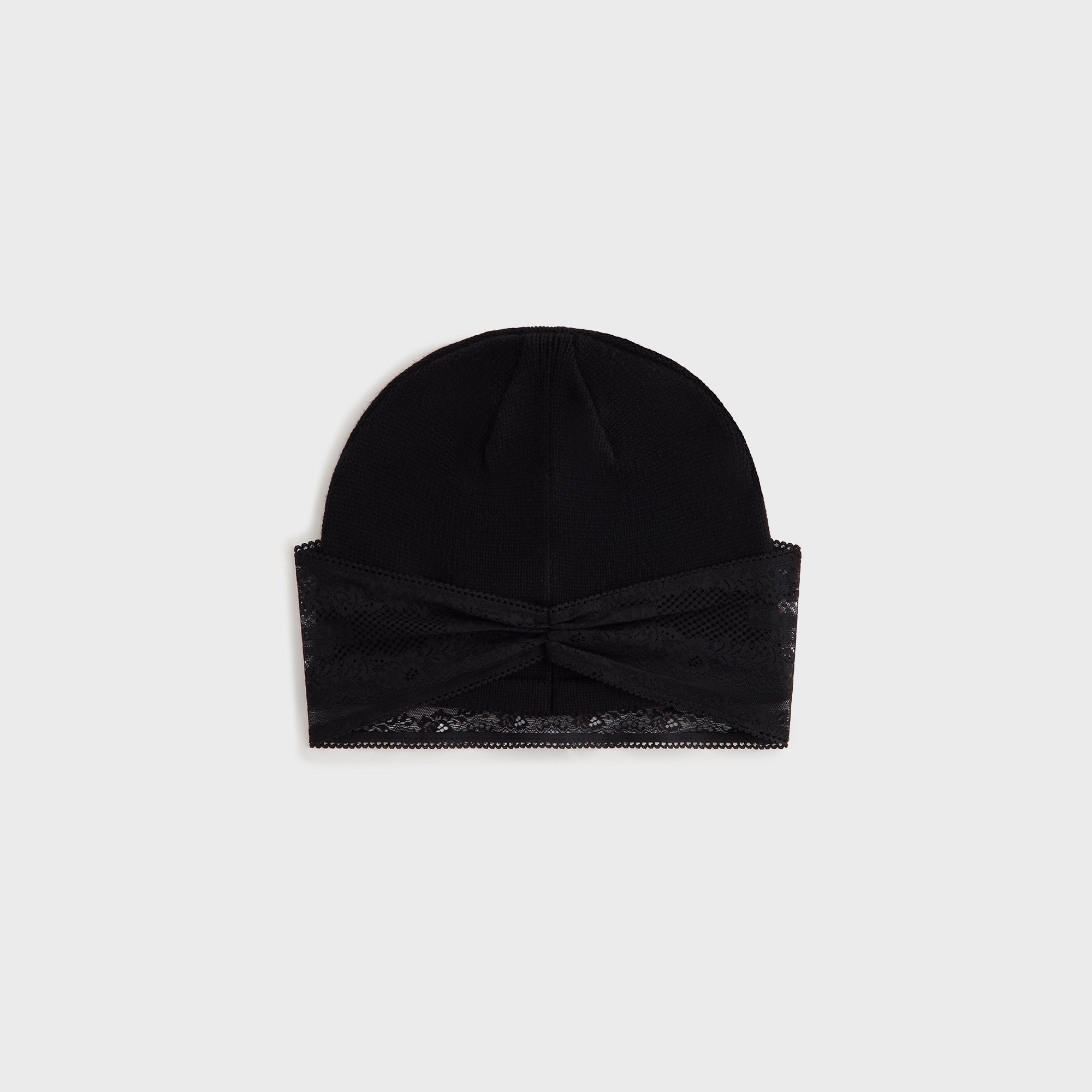 Lisa for Kith Women Cuffless Beanie With Lace Veil - Black – Kith UK
