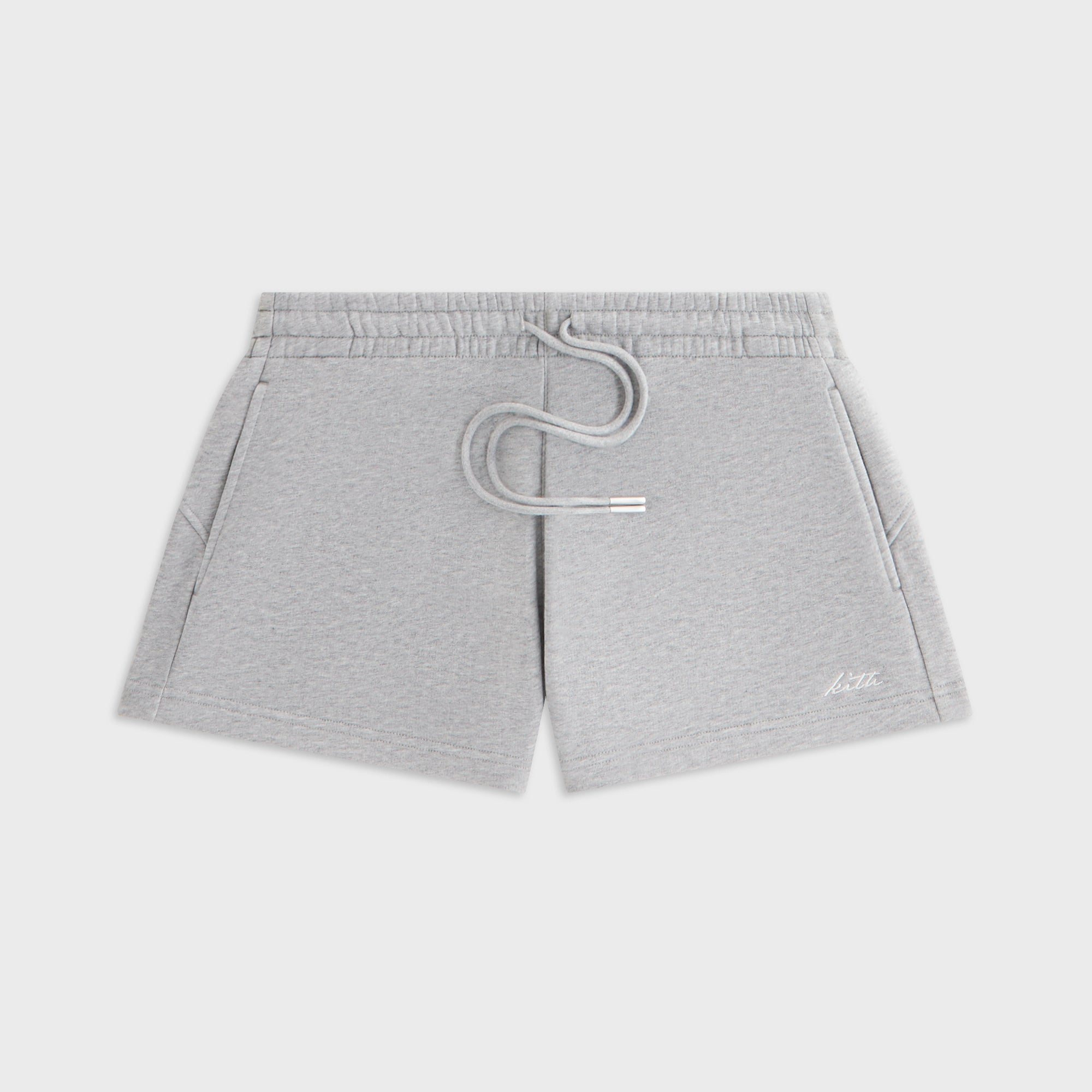 Kith Women Lorah Micro Sweatshort - Cool Heather Grey – Kith UK