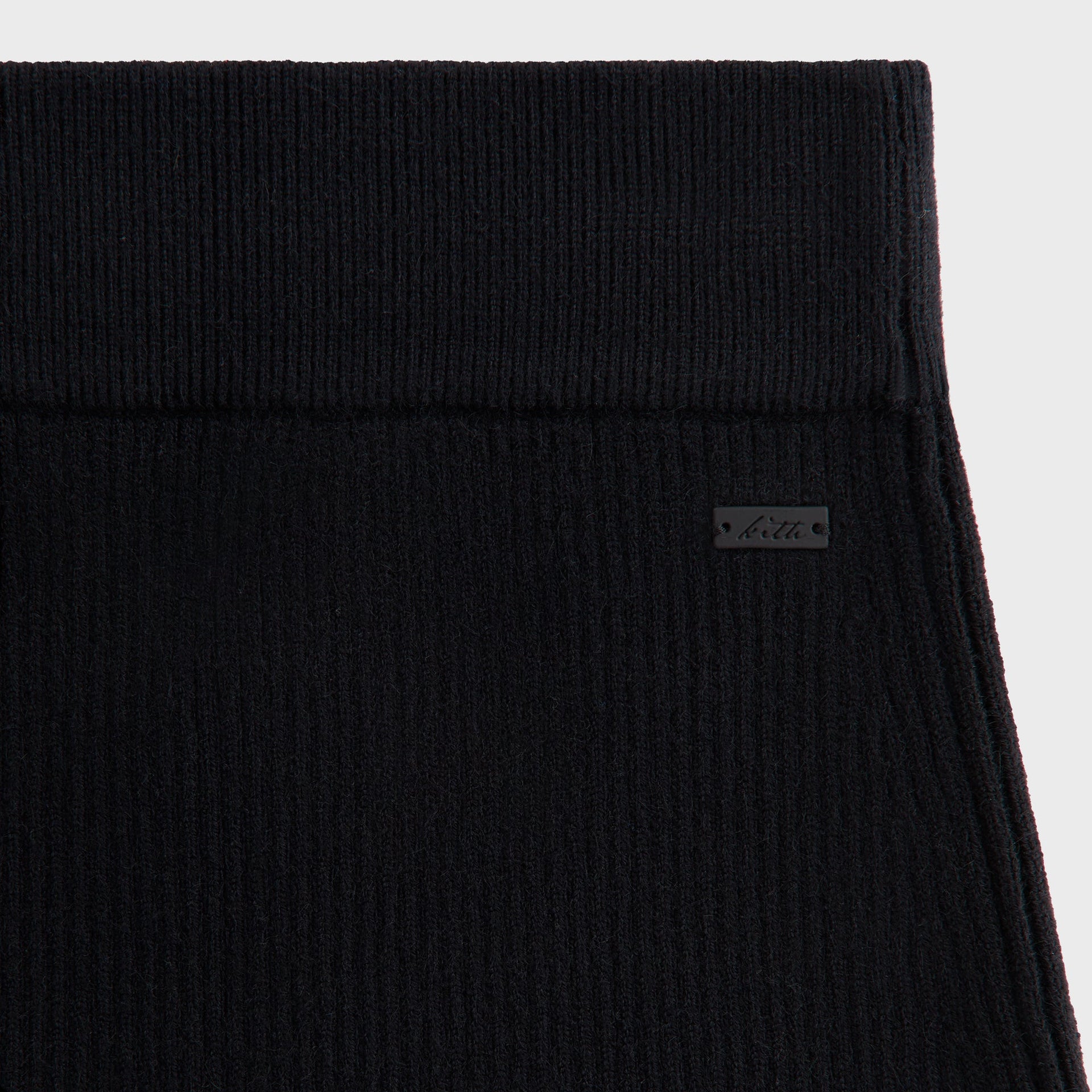 Kith Women Arys Asymmetrical Zip Mini Skirt - Black