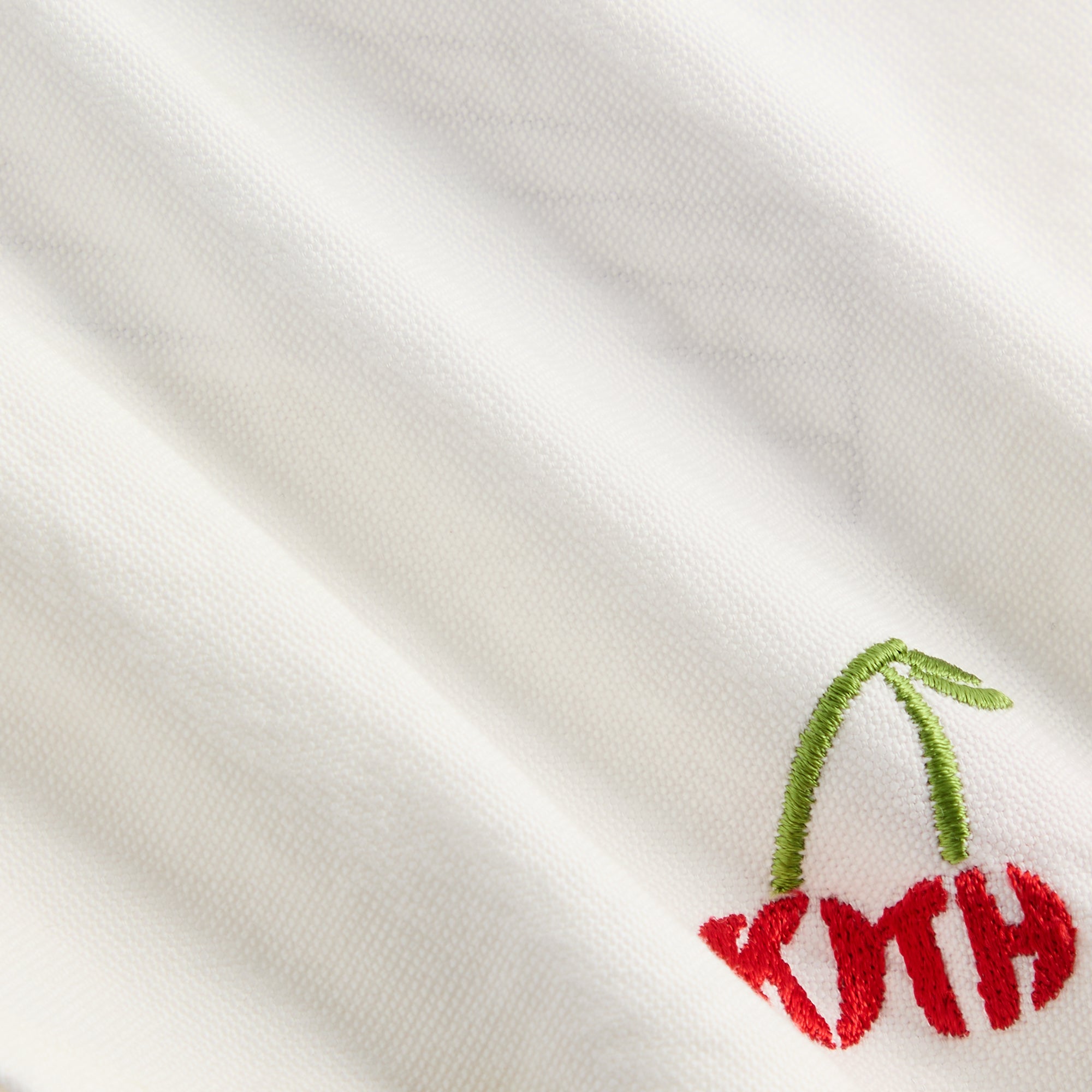 Kith Women Esbe Cherry Oxford Micro Short - White – Kith UK